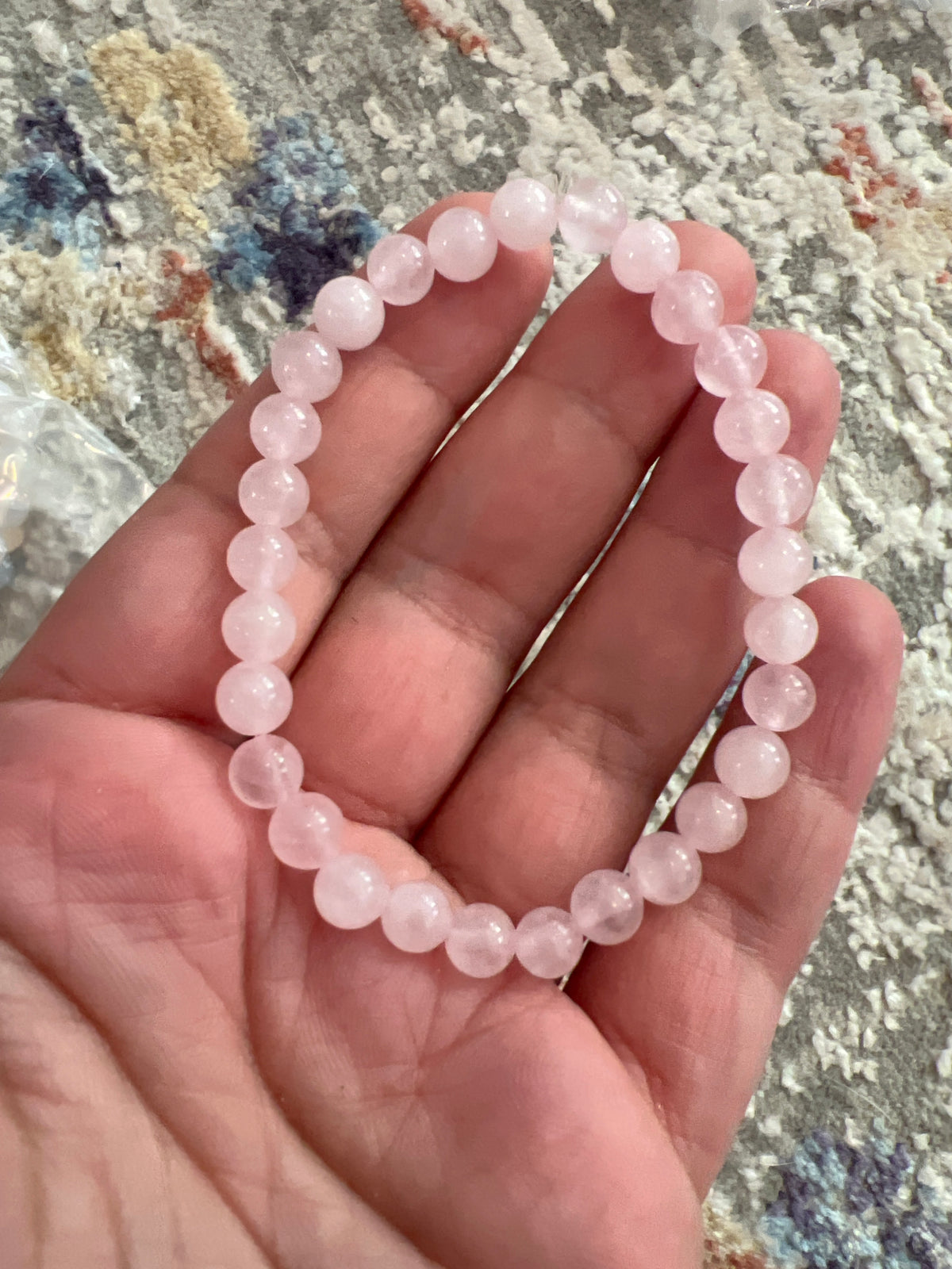 Rose Quartz 6mm bracelet