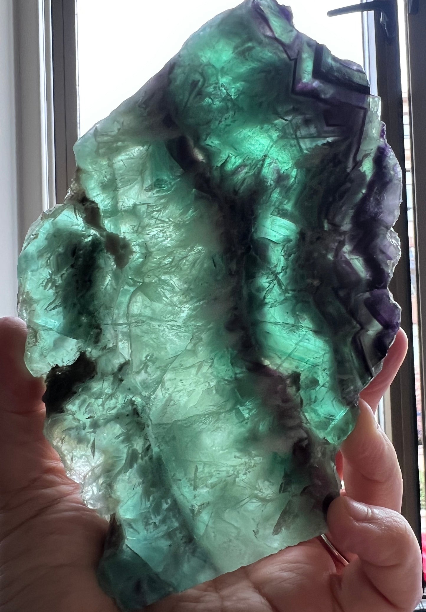 Enchanted Fluorite Slab – Clarity, Intuition & Cleansing - China