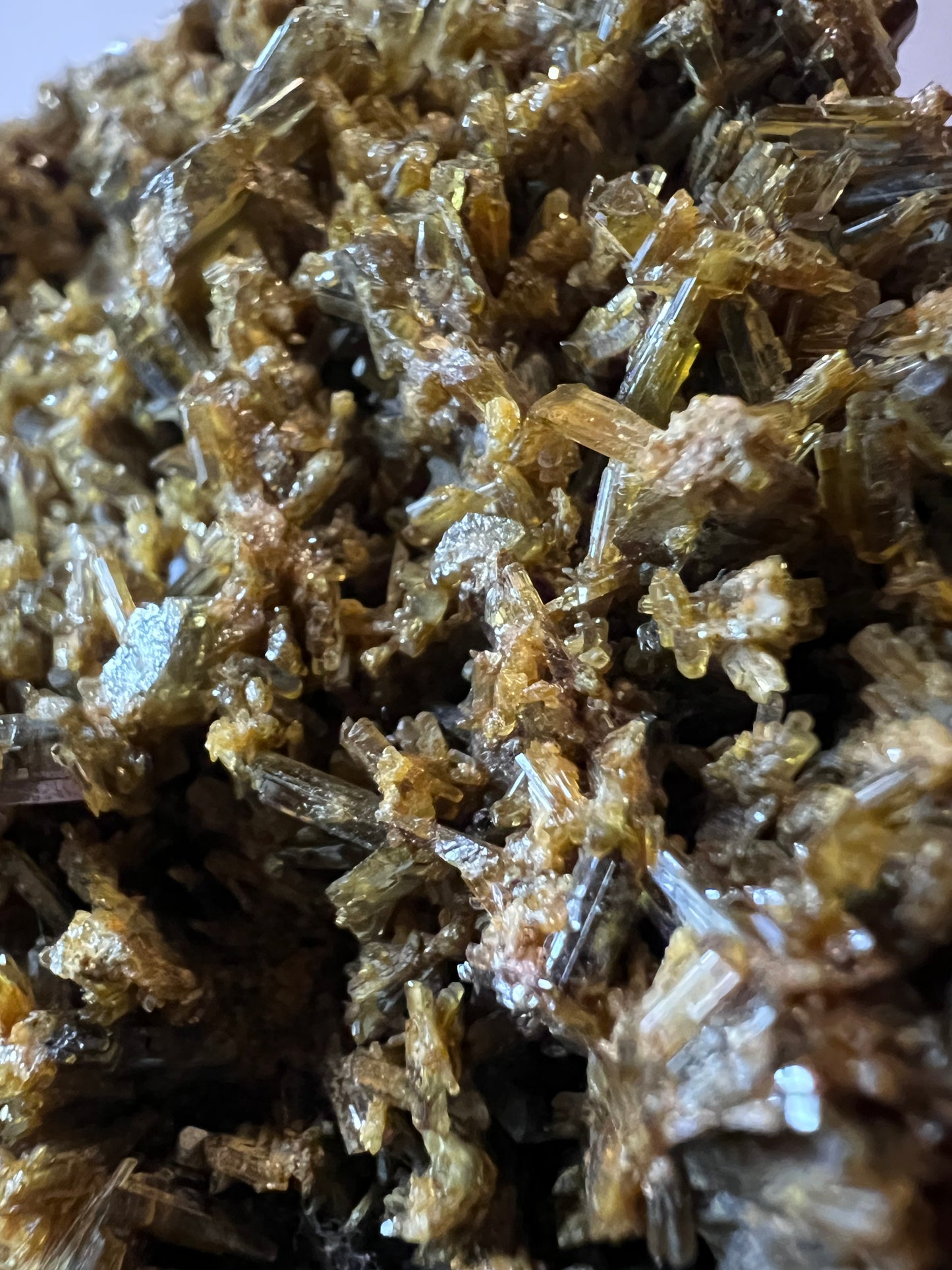 Brown Epidote Cluster - Pakistan