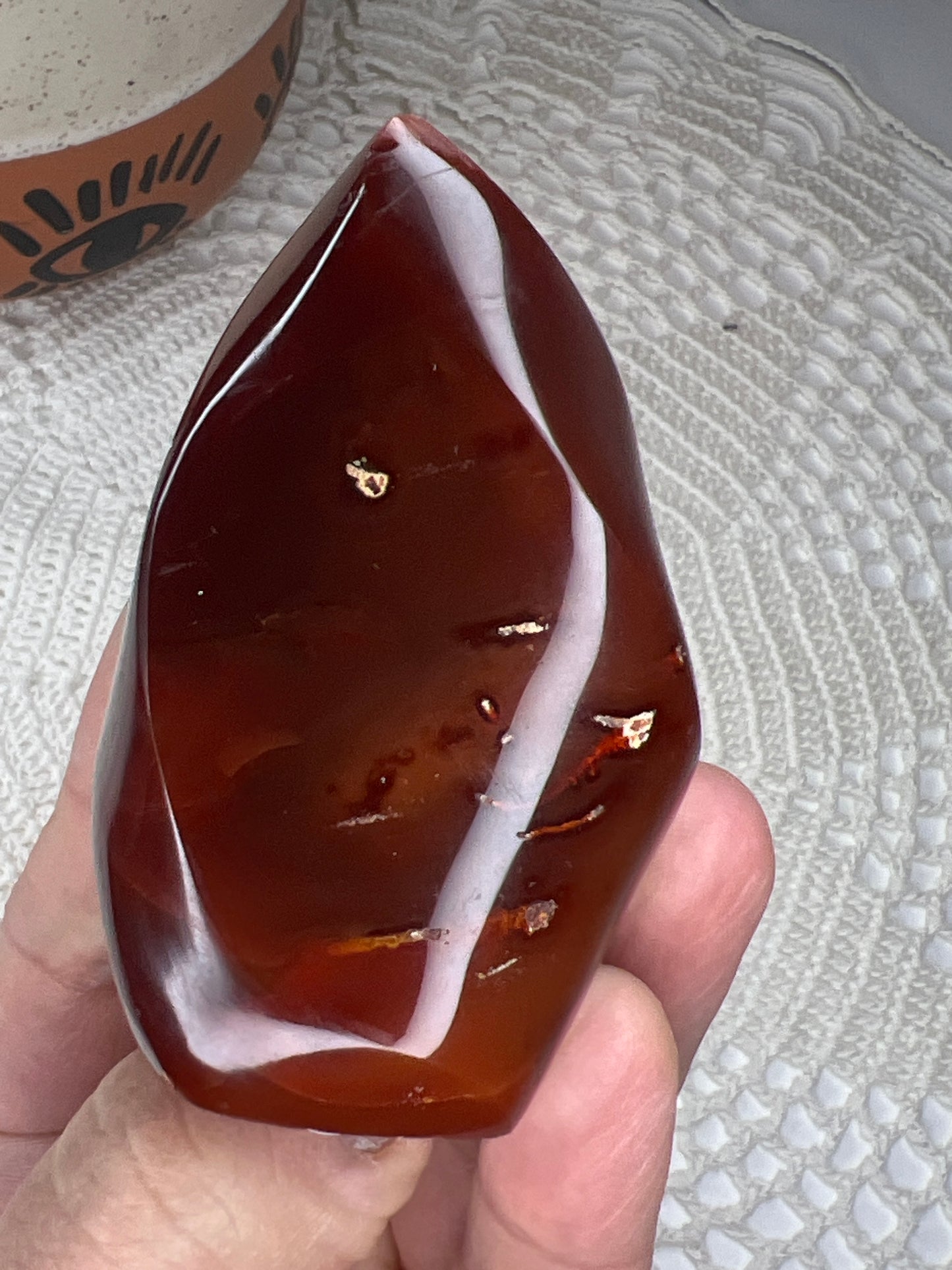 Carnelian Flame - Raven + Sage