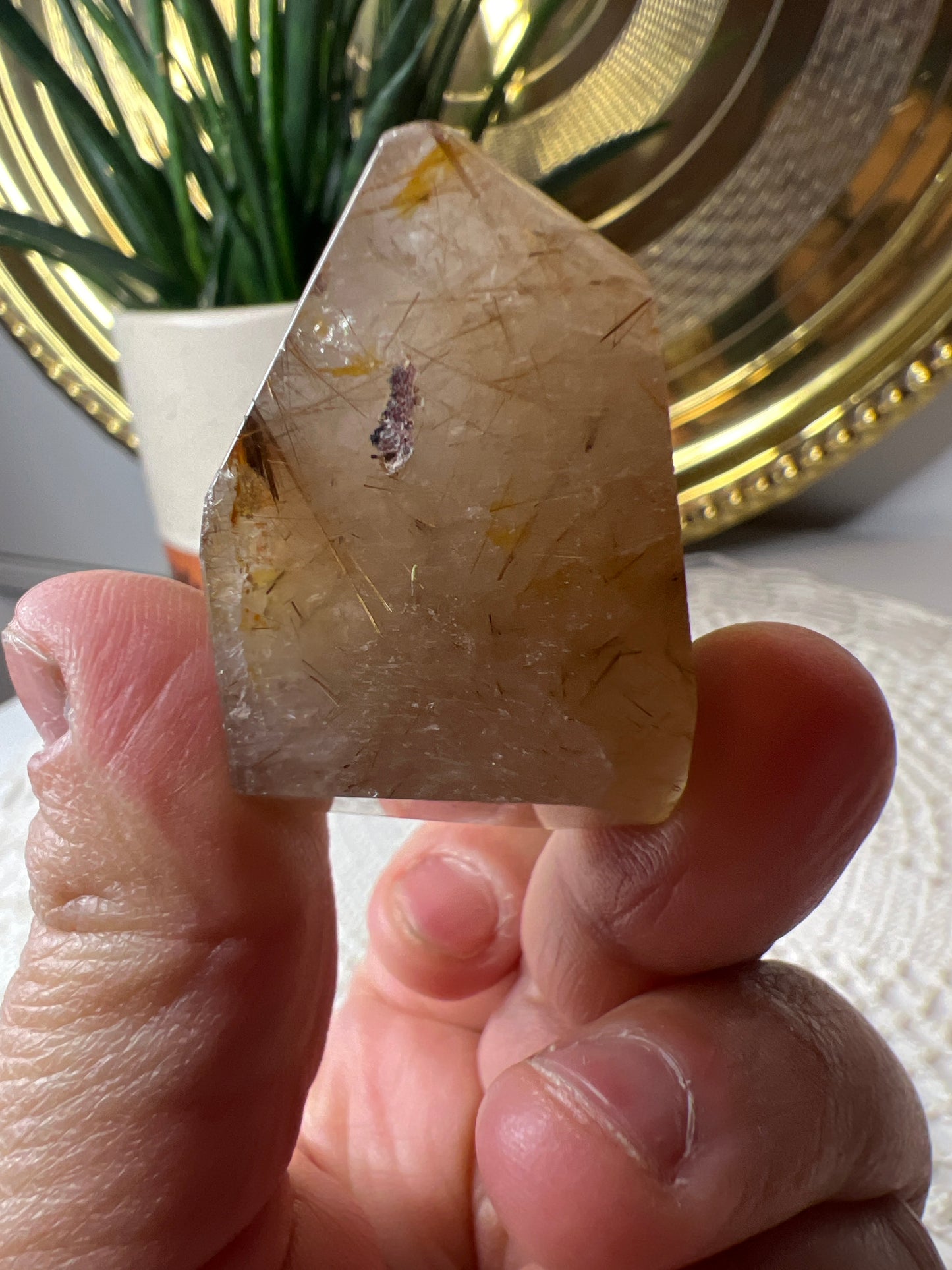 Ruitilated Quartz Gusher - Raven + Sage