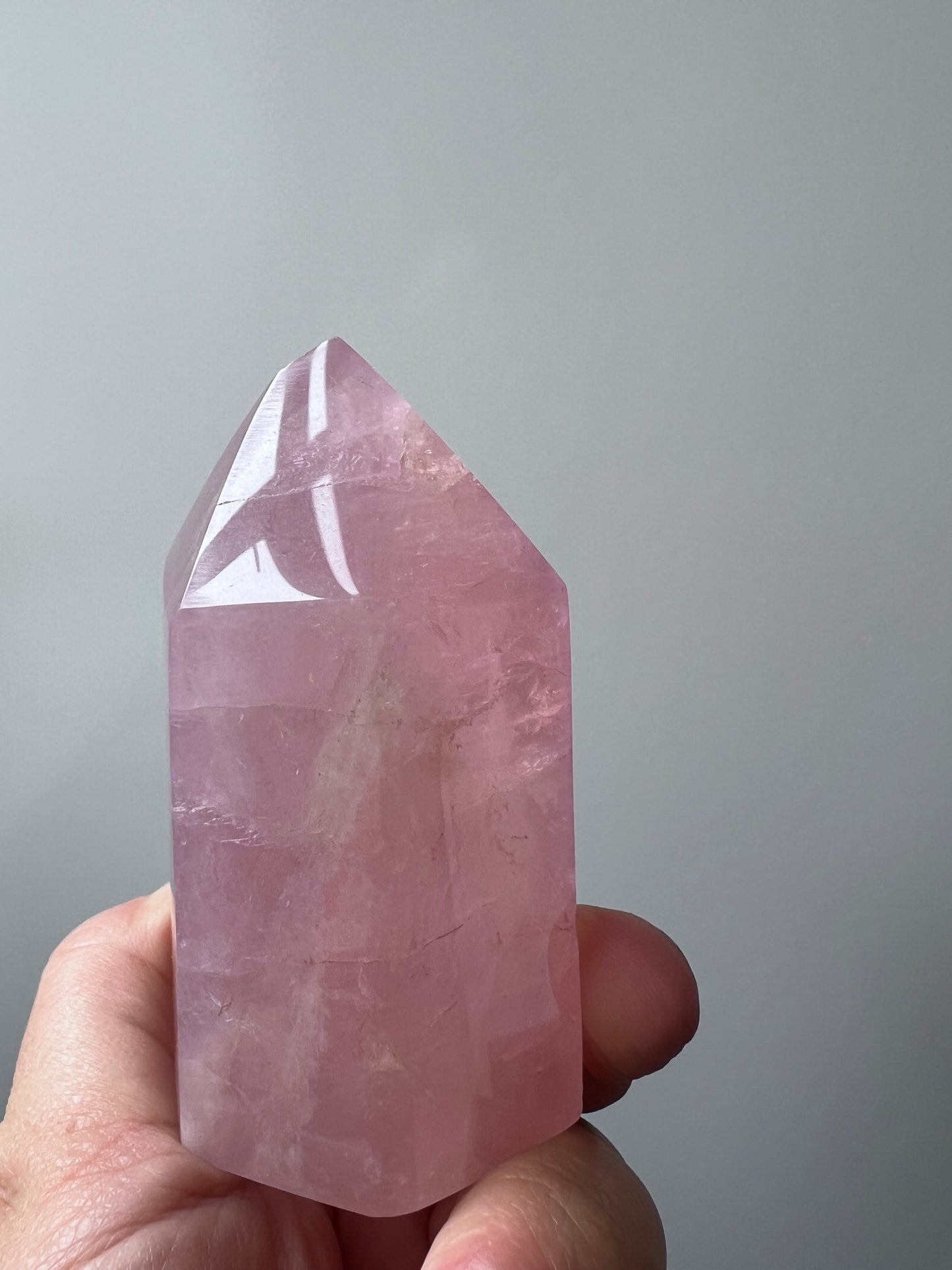 Gemmy Rose Quartz Tower - Brazil