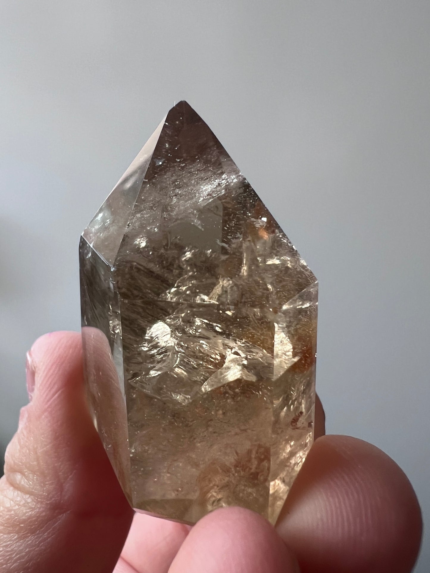High-Quality Natural Citrine Point - Brazil