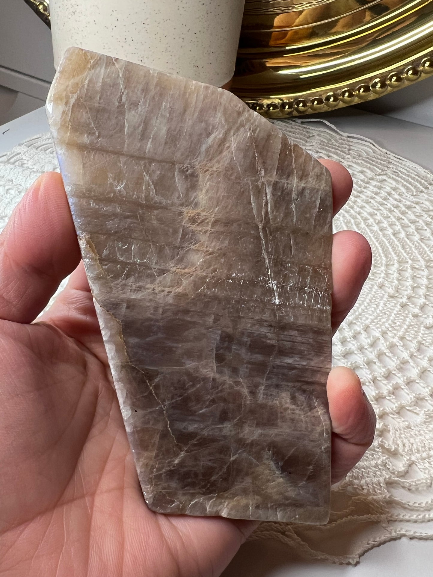 Moonstone + Sunstone Slab - Raven + Sage