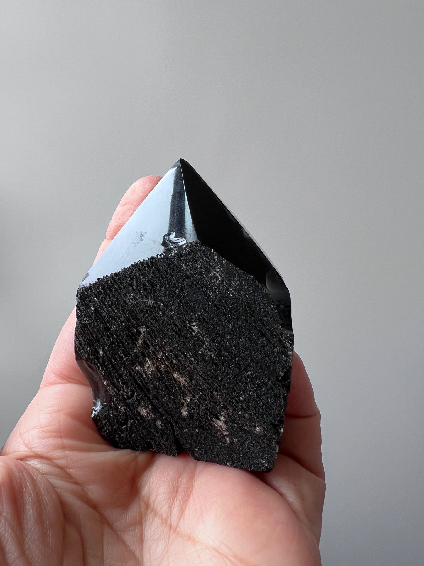 Black Obsidian Polished Point - Mexico