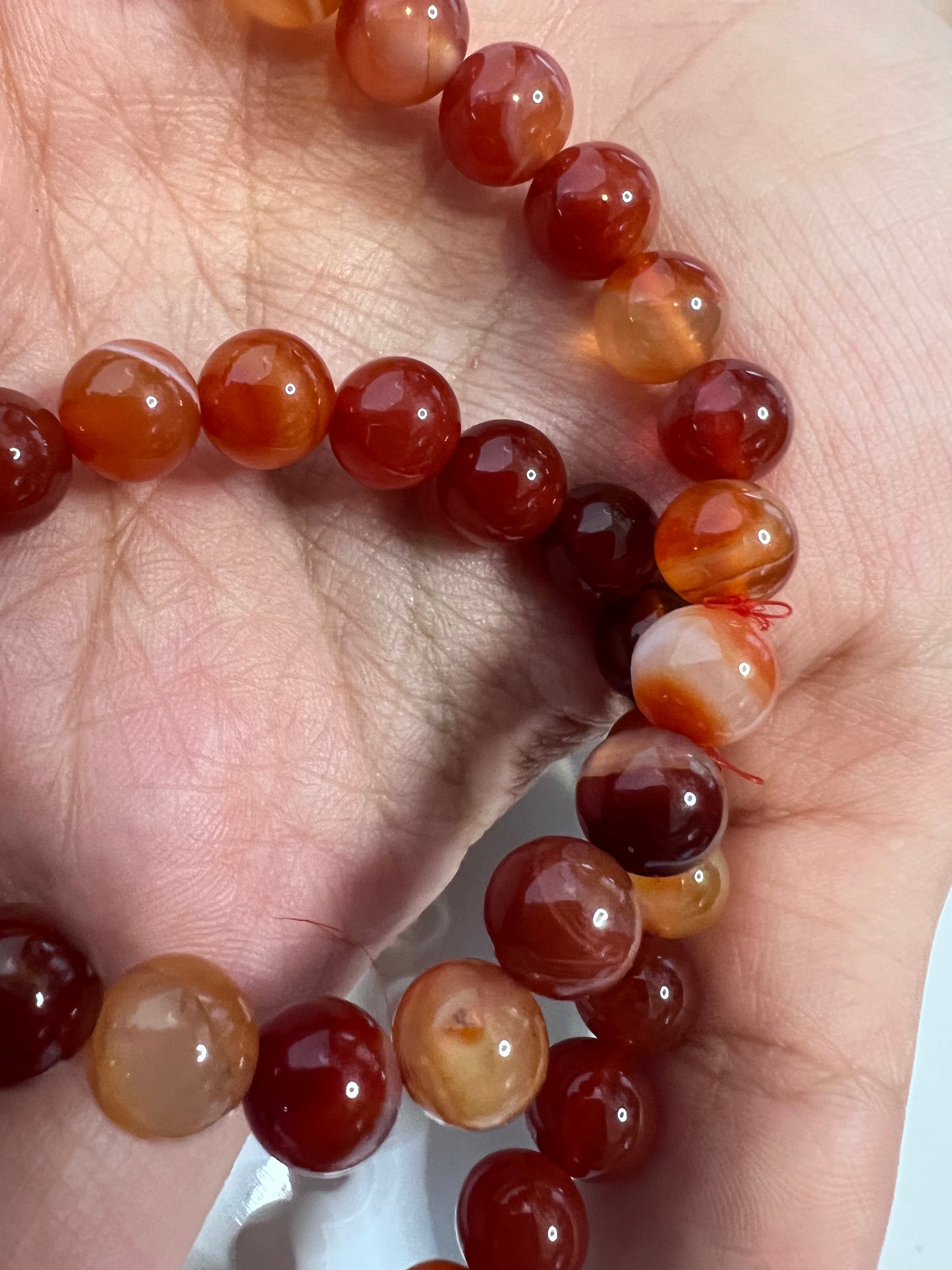 Carnelian Bracelet (8mm) – Motivation, Confidence & Creativity