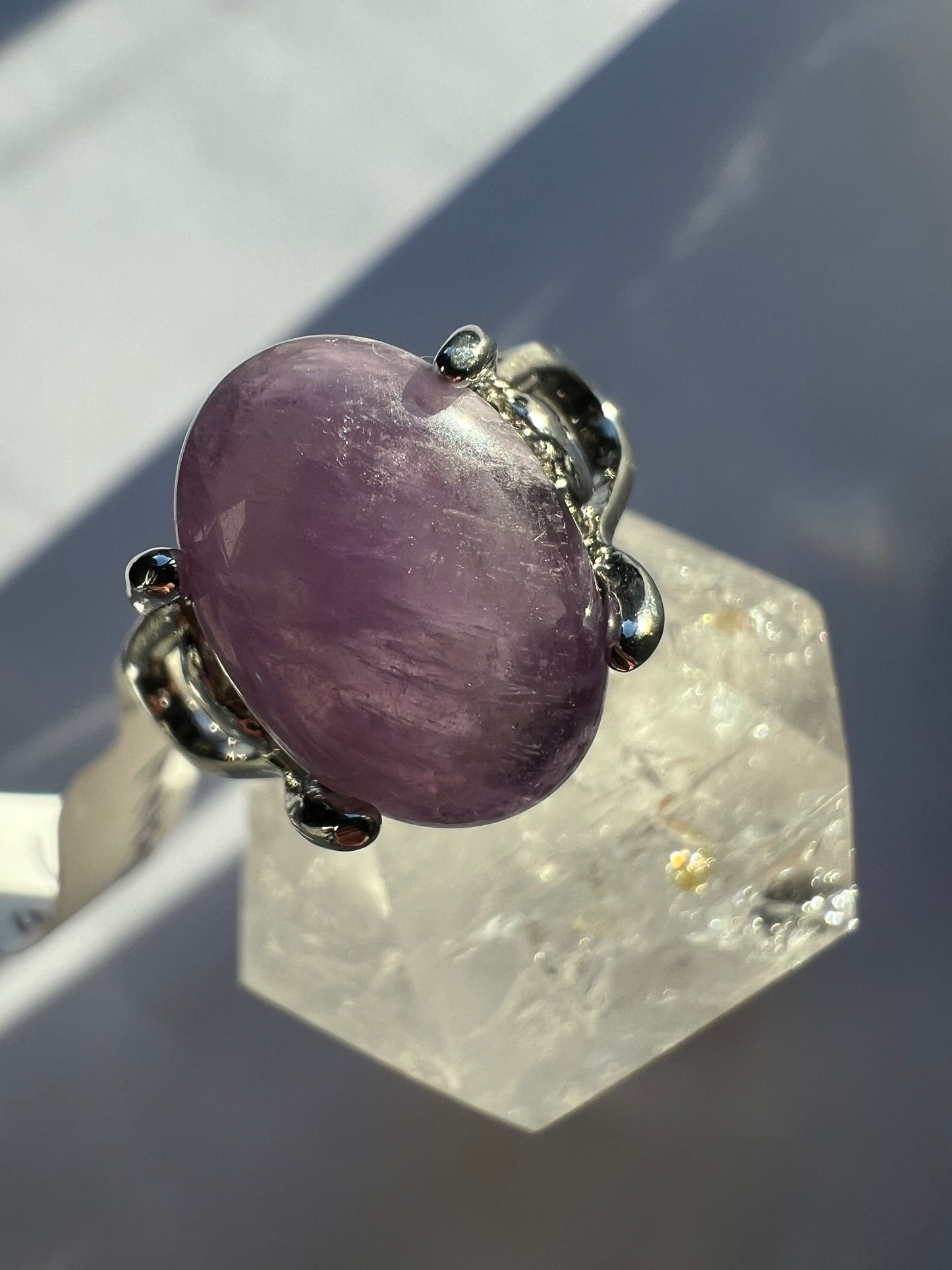 Amethyst S925 Ring - Size 8