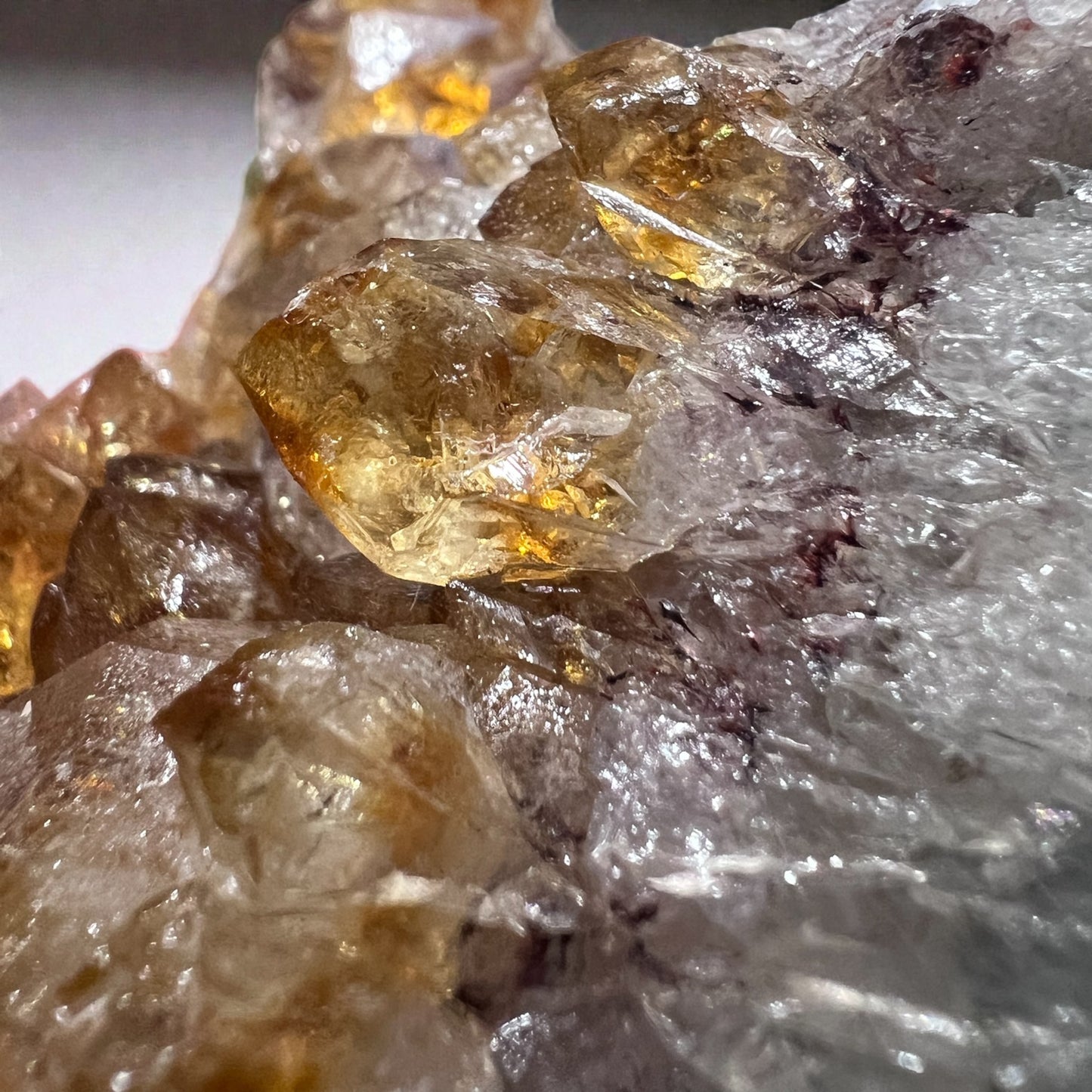 *RARE* Citrine & Red Amethyst Cluster - Brazil
