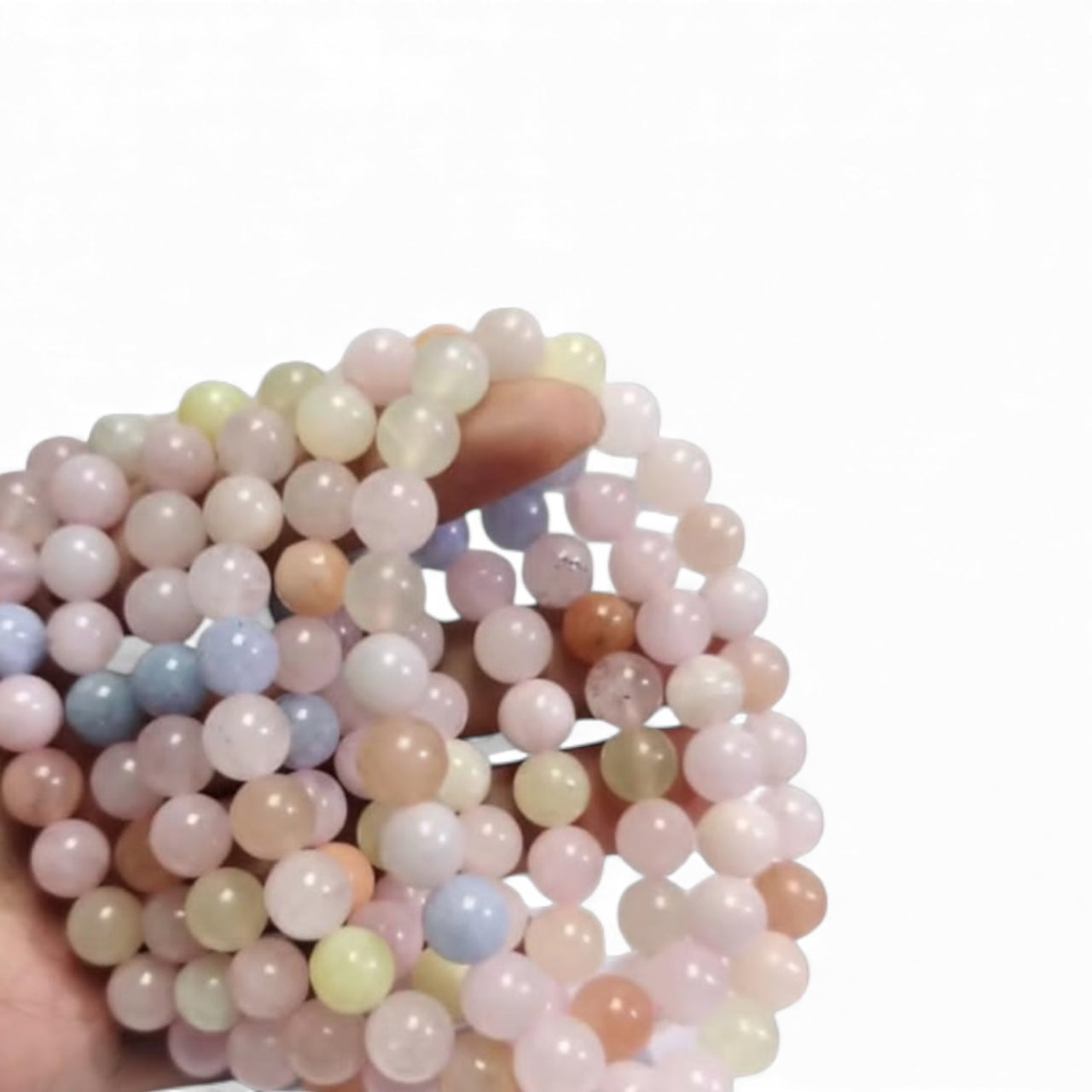 Morganite Bracelet (8mm) – Divine Love & Emotional Healing