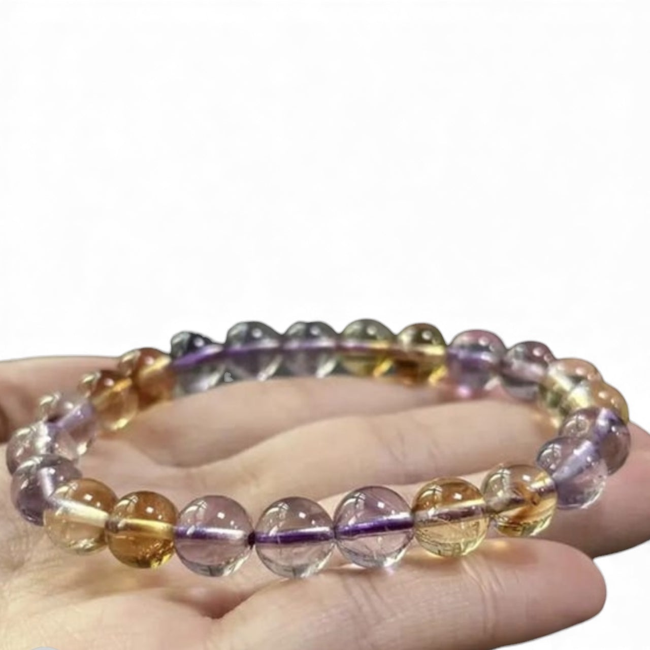 Ametrine Bracelet (8mm) – Balance, Clarity & Manifestation