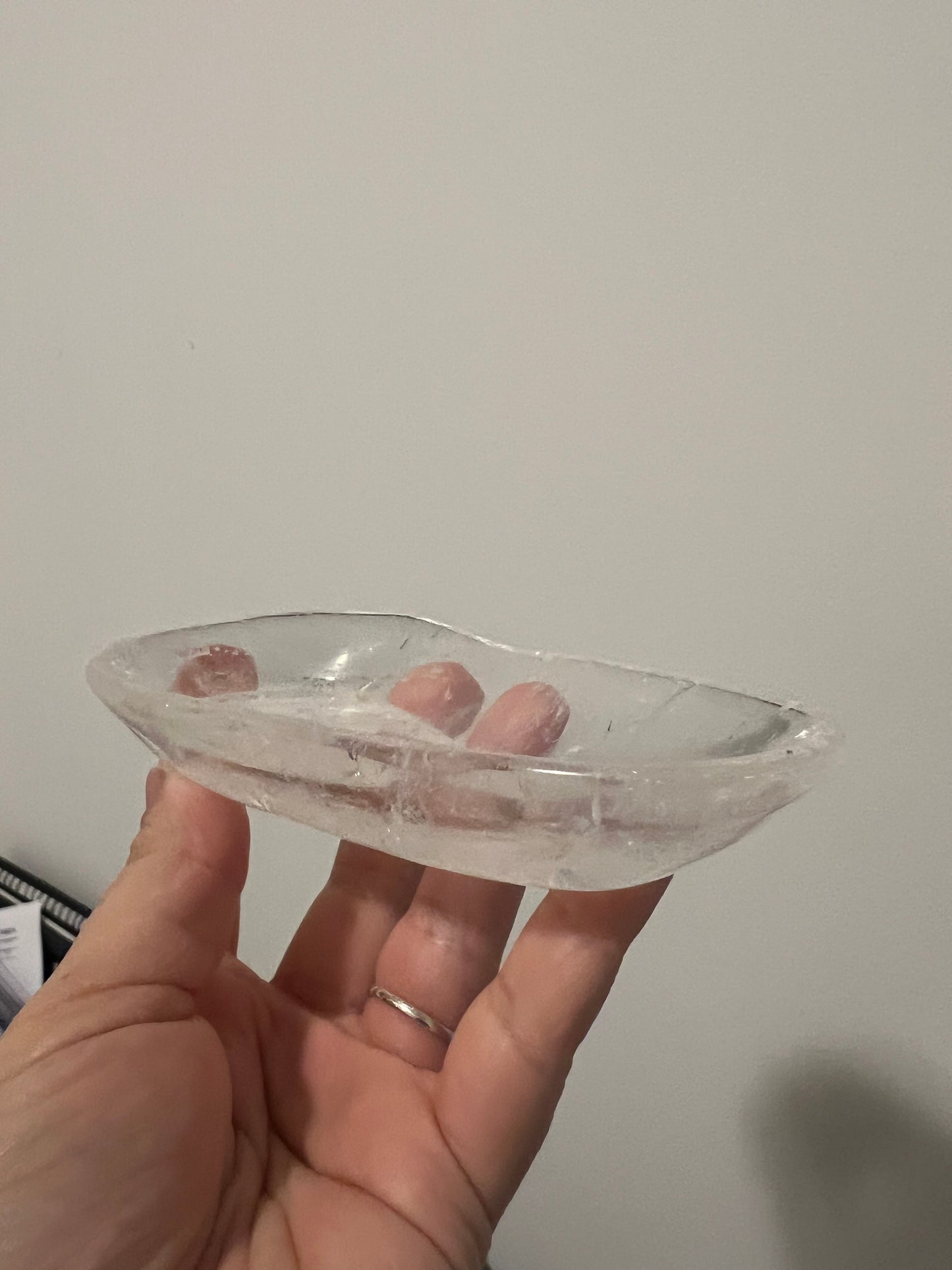 Clear Quartz Dish — Charging & Cleansing Bowl - Raven + Sage