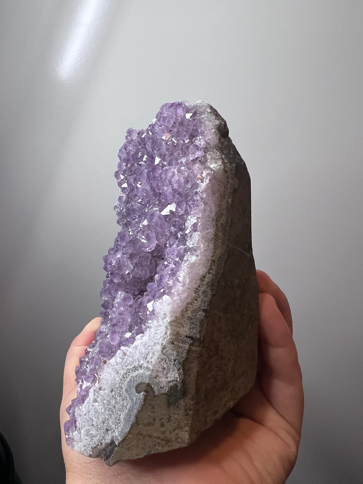 High-Grade Amethyst Stand Up Decorator - Brazil