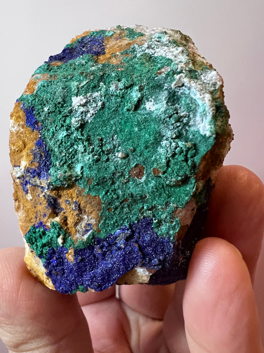 Raw azurite and Malachite Specimen - Morocco