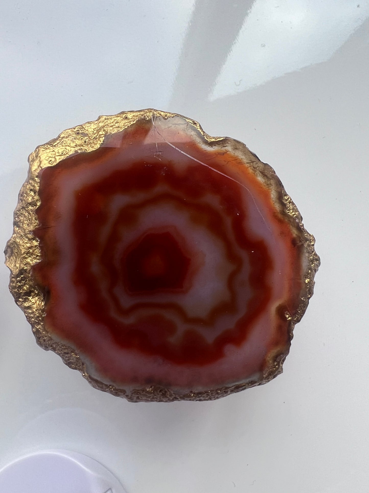 Agate Phone Grip - Handmade