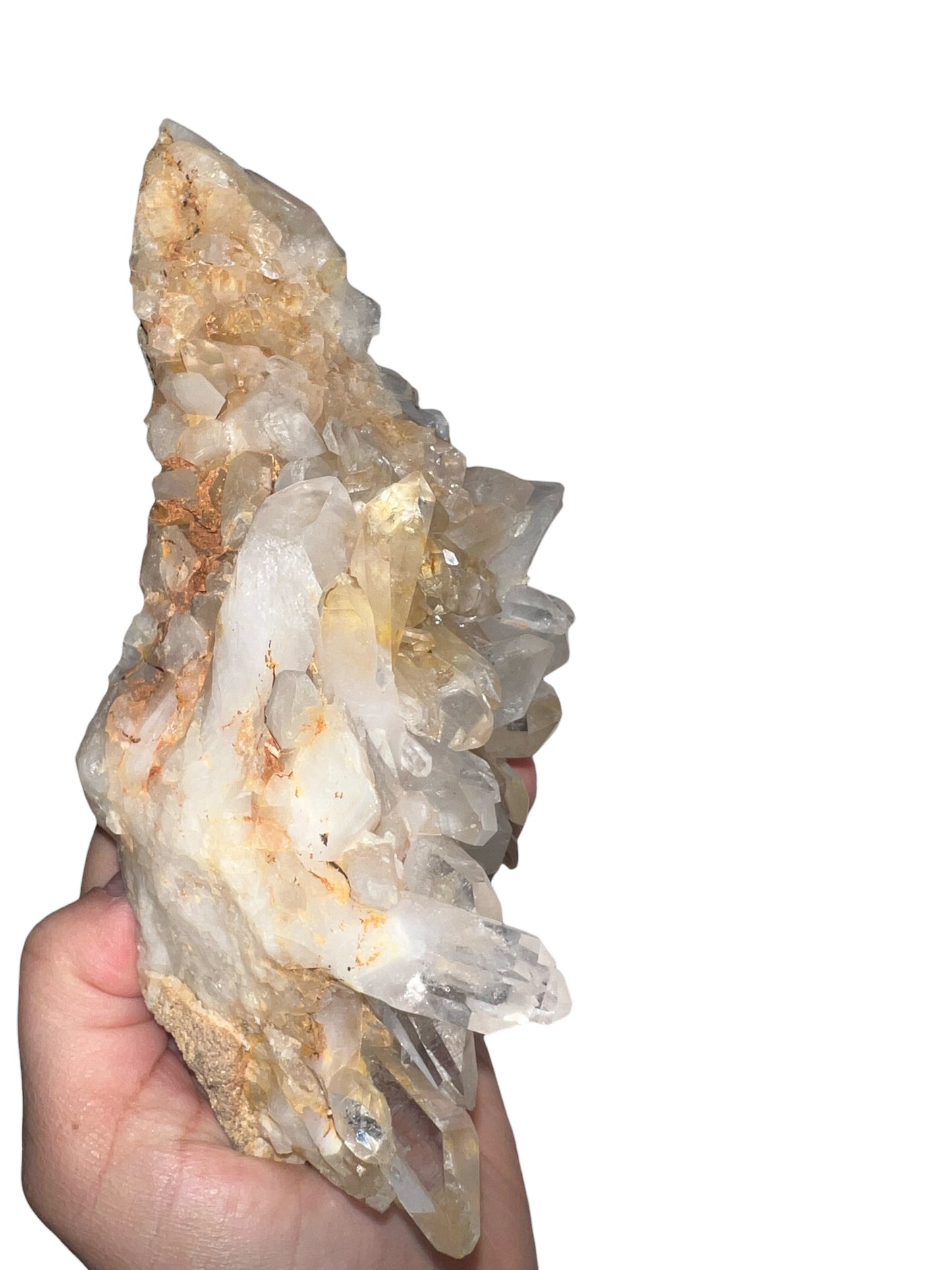 Golden Healer Quartz Cluster - Brazil