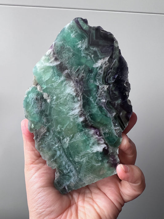 Enchanted Fluorite Slab – Clarity, Intuition & Cleansing - China