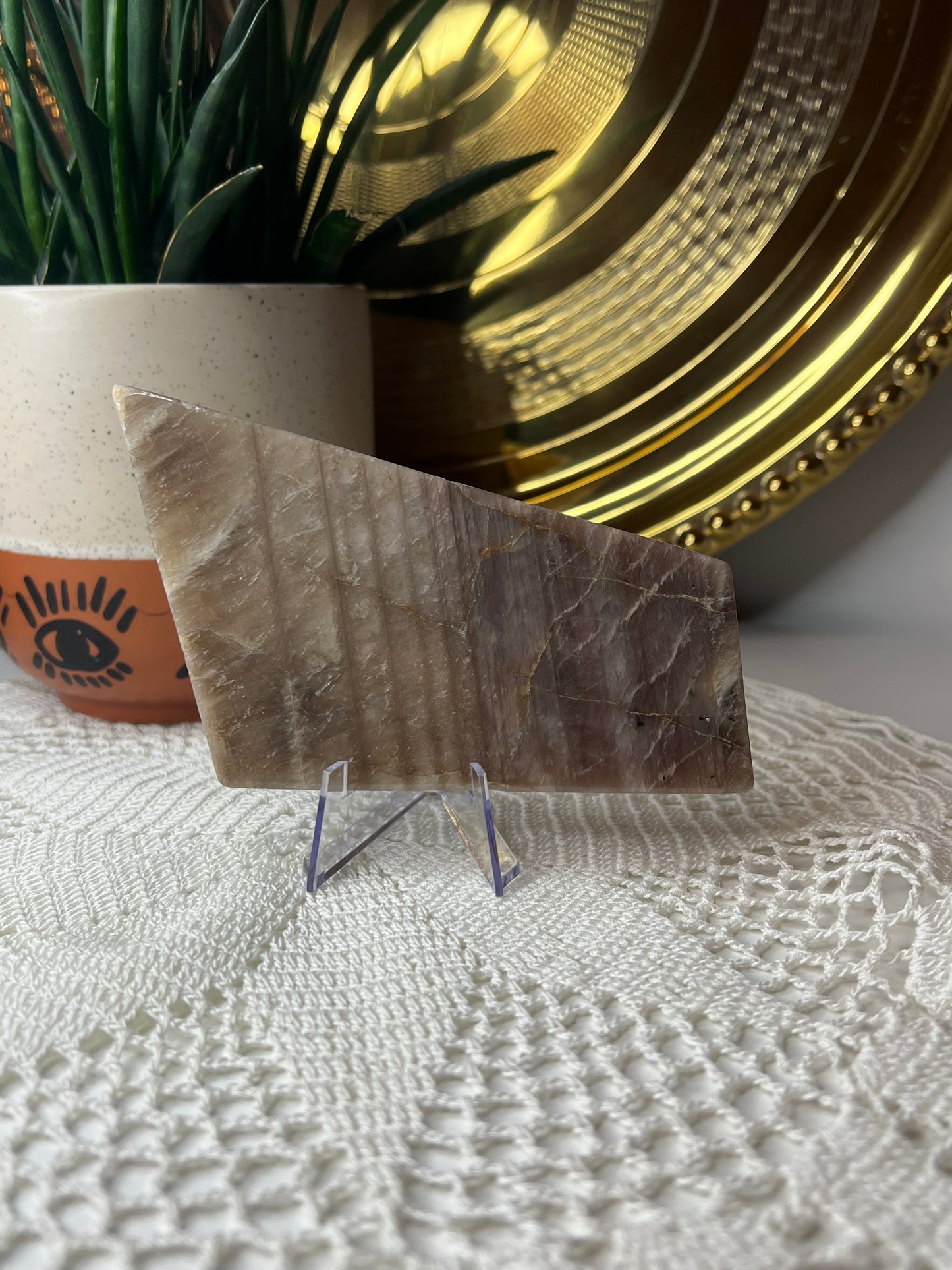 Moonstone + Sunstone Slab - Raven + Sage