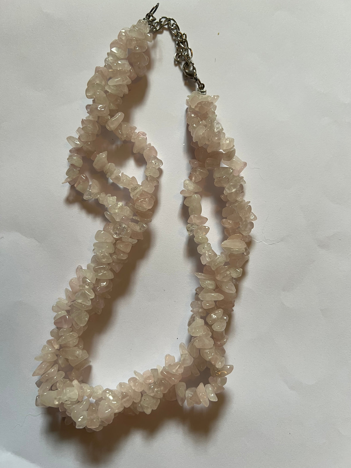 Rose Quartz Chip Necklace