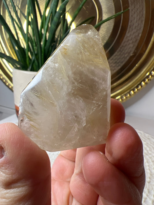 Ruitilated Quartz Gusher - Raven + Sage