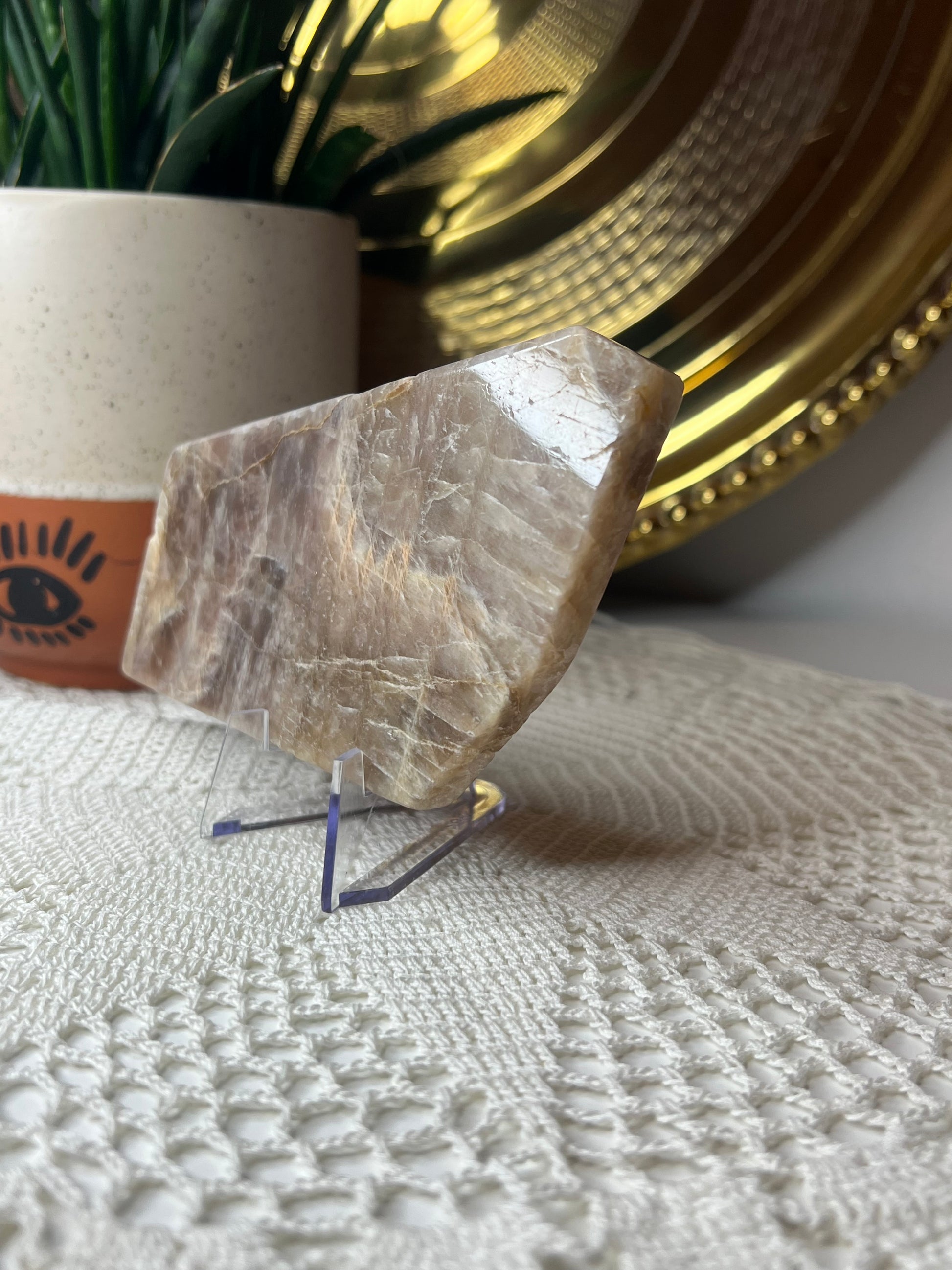 Moonstone + Sunstone Slab - Raven + Sage
