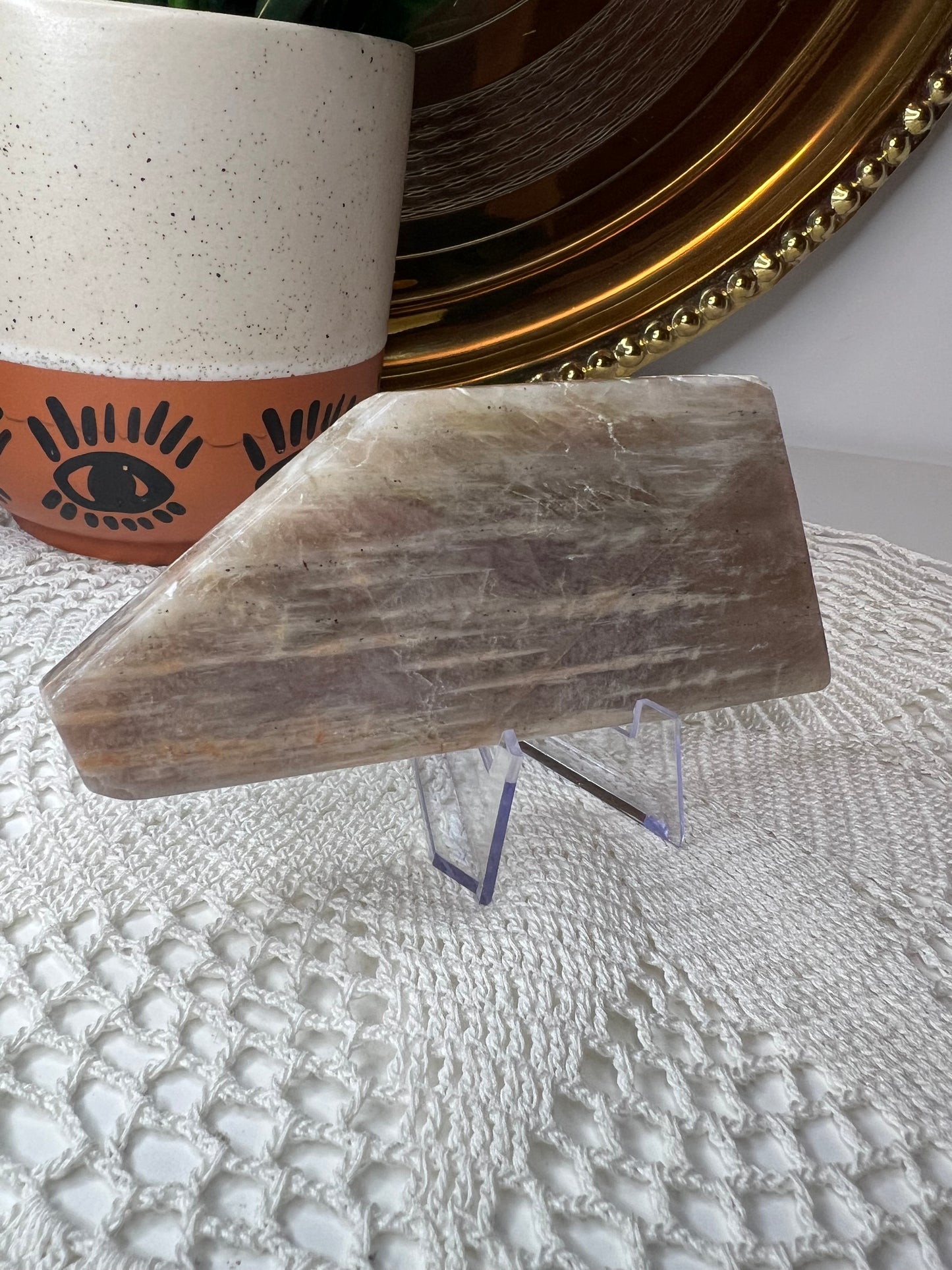 Moonstone + Sunstone Slab - Raven + Sage