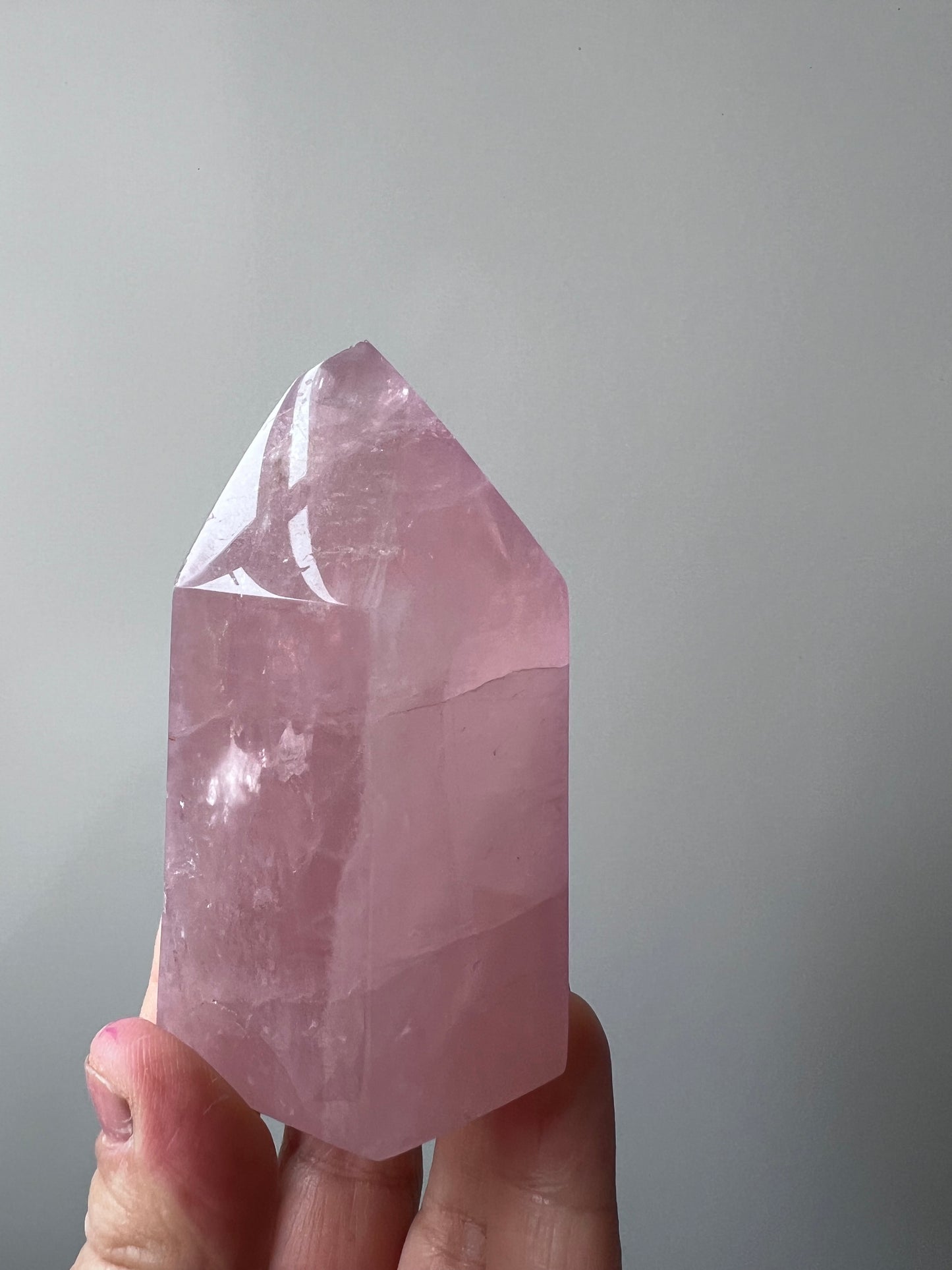 Gemmy Rose Quartz Tower - Brazil