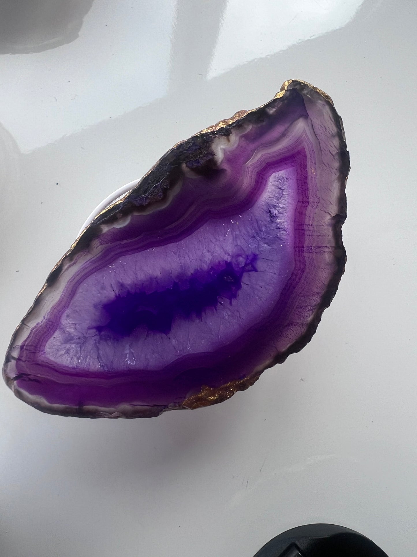 Agate Phone Grip - Handmade