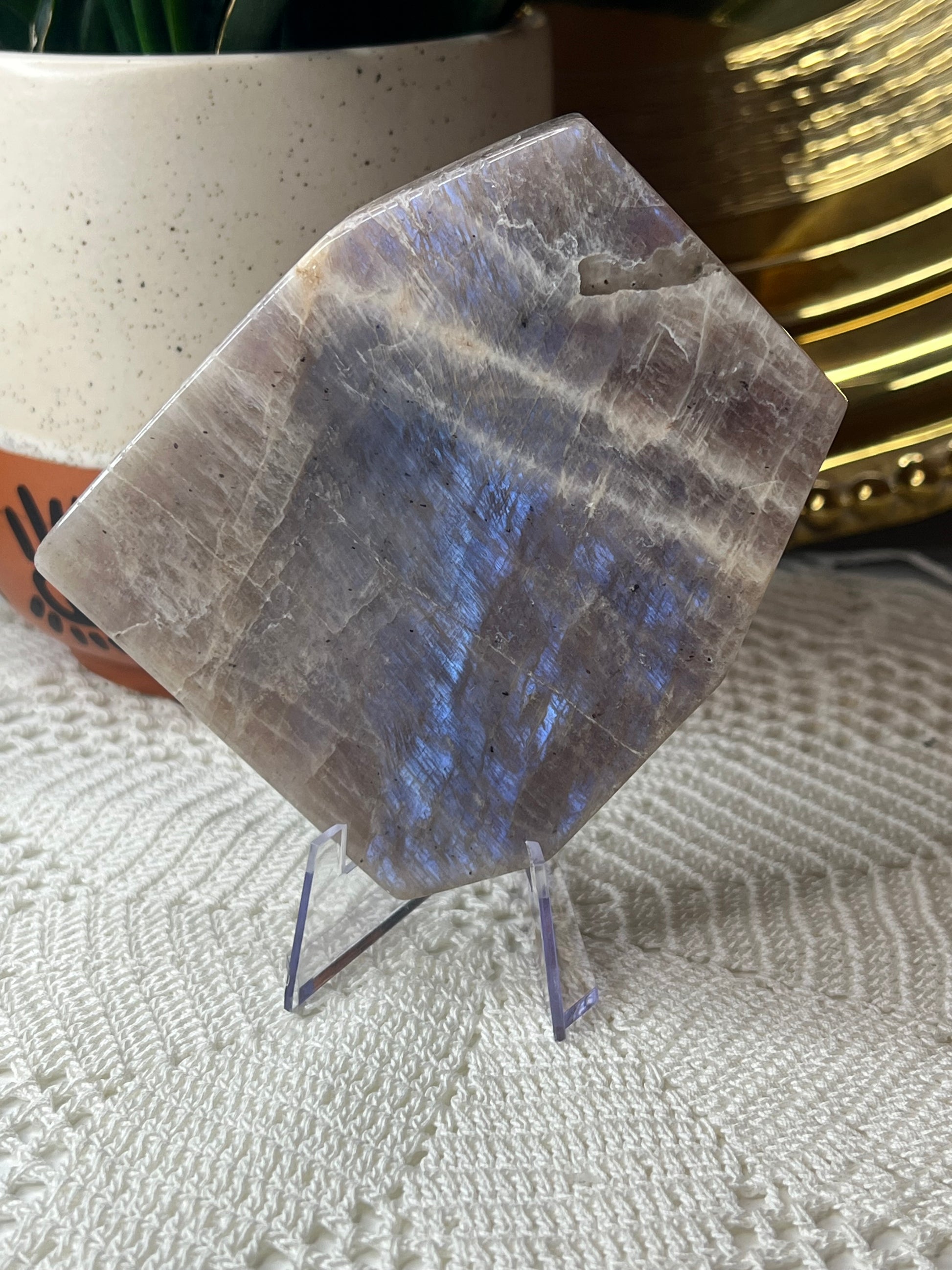 Moonstone + Sunstone Slab - Raven + Sage