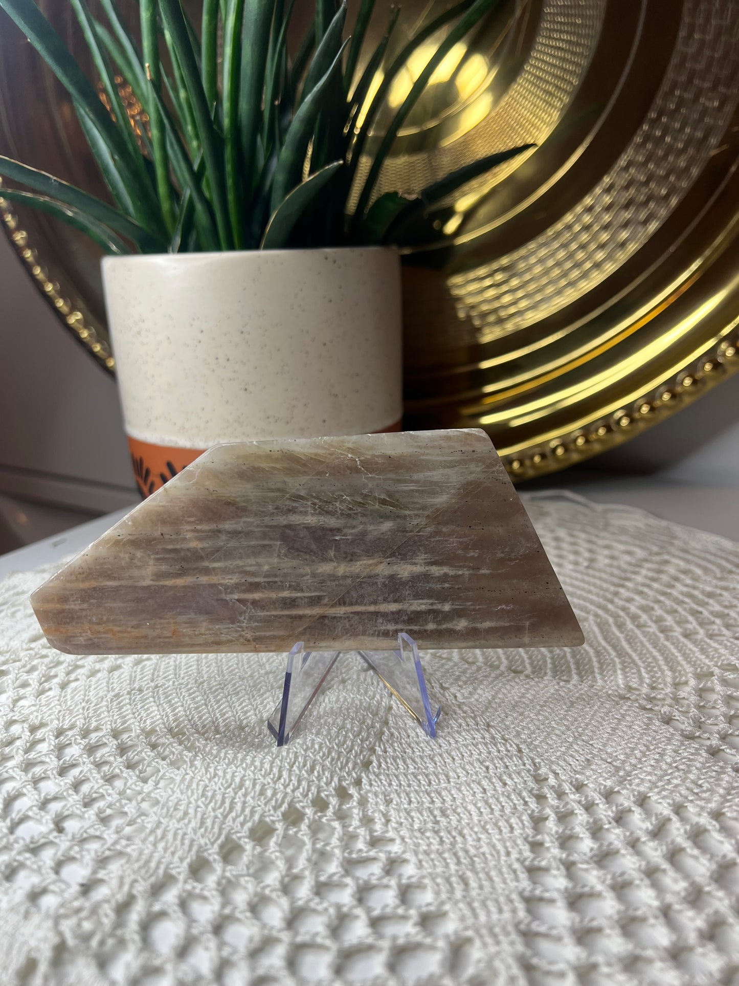 Moonstone + Sunstone Slab - Raven + Sage