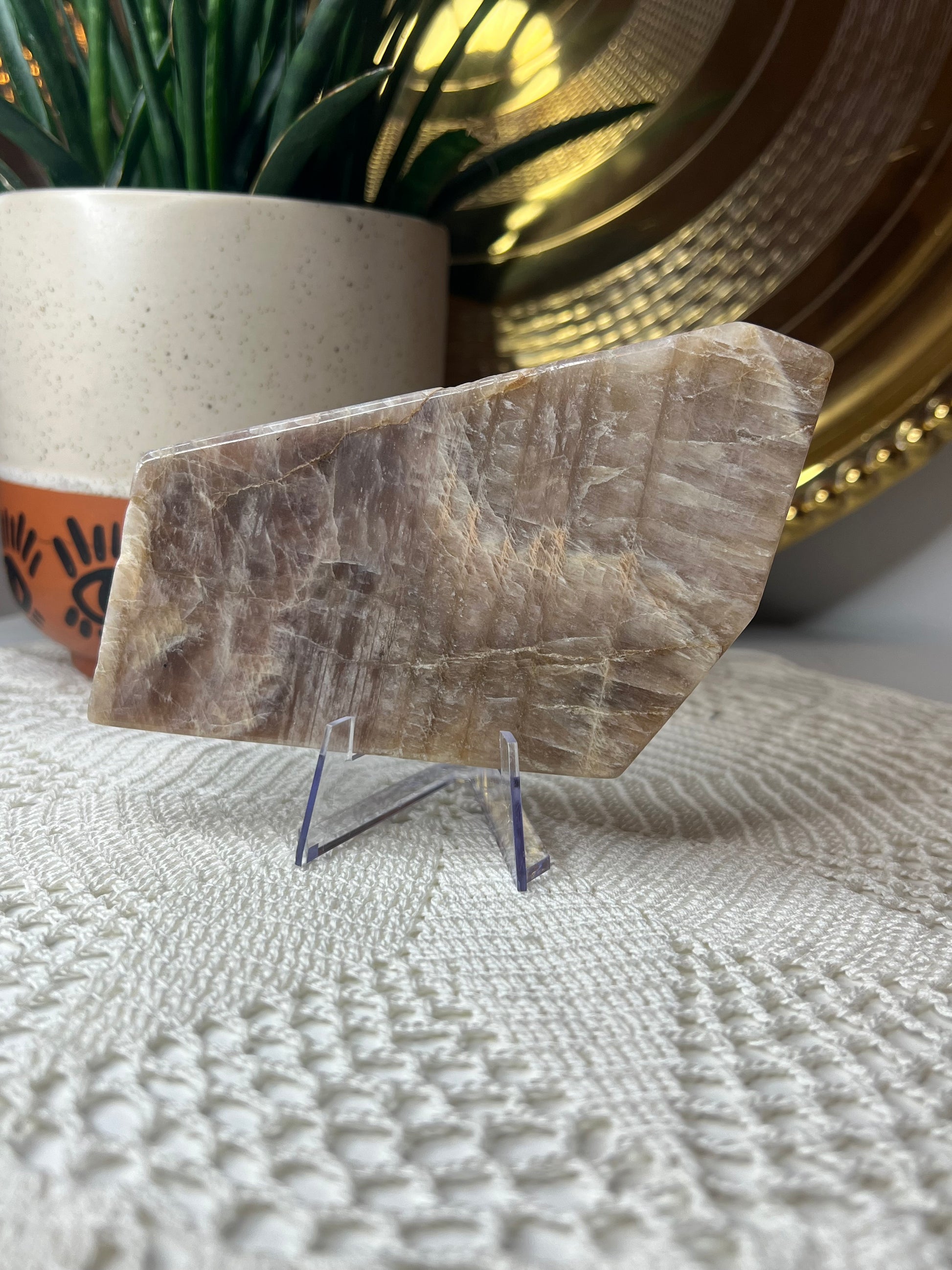 Moonstone + Sunstone Slab - Raven + Sage