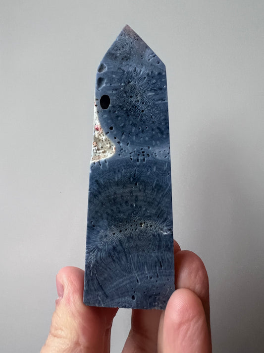 Blue Coral Jasper Tower - Indonesia