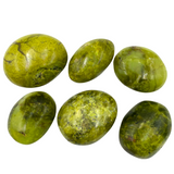 High-Grade Green Opal Palmstone - Madagascar