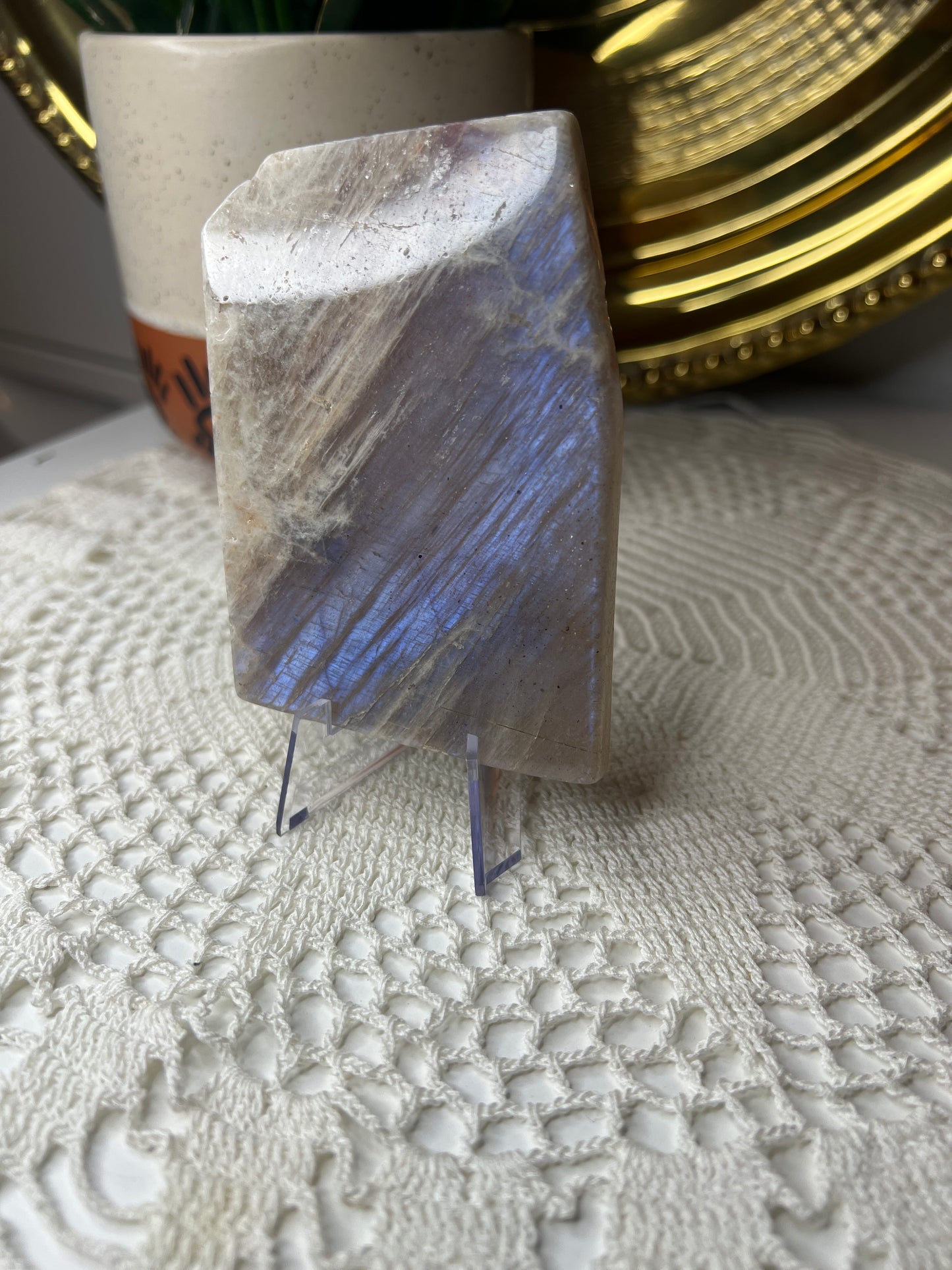 Moonstone + Sunstone Slab - Raven + Sage