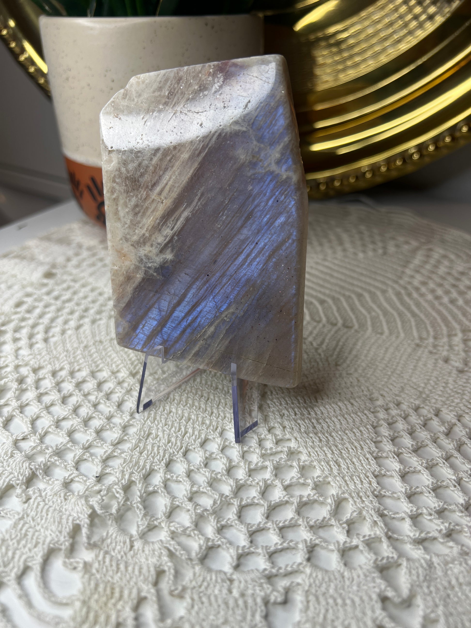 Moonstone + Sunstone Slab - Raven + Sage