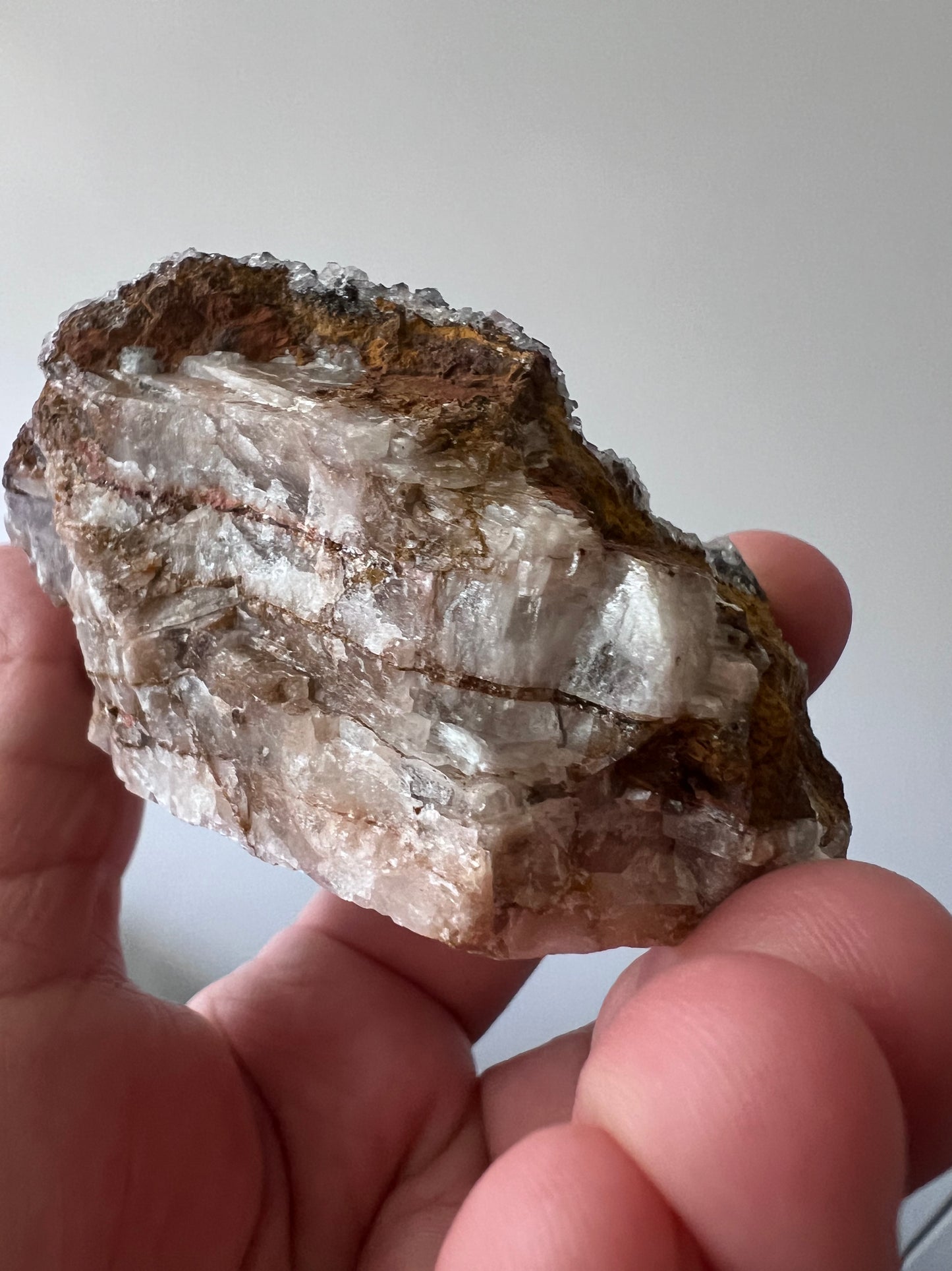 Manganese Calcite Druzy Cluster – Mexico