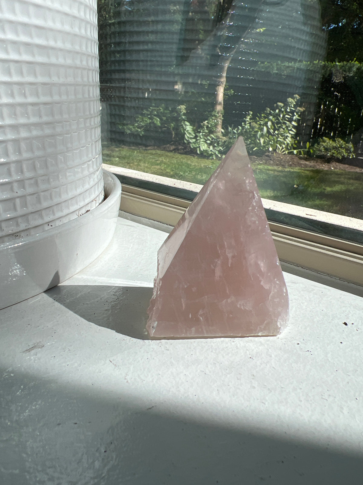 Rose Quartz Pyramid