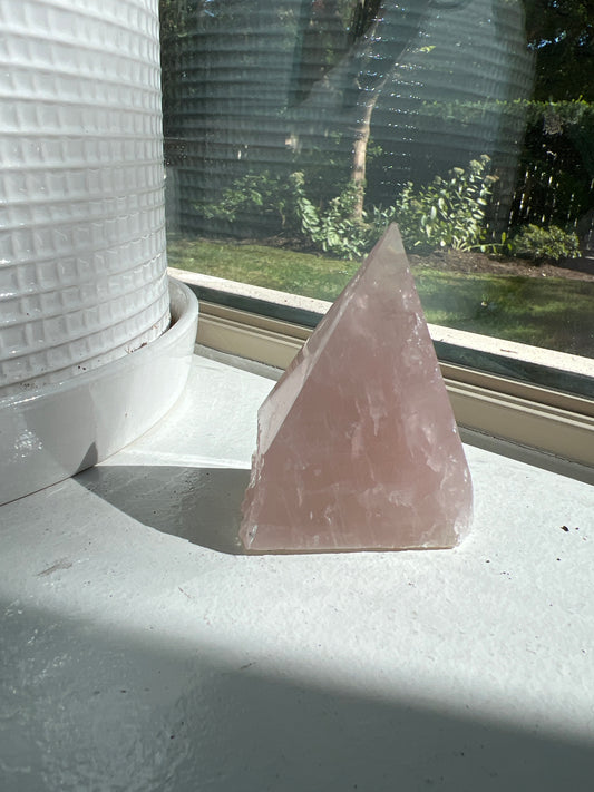 Rose Quartz Pyramid