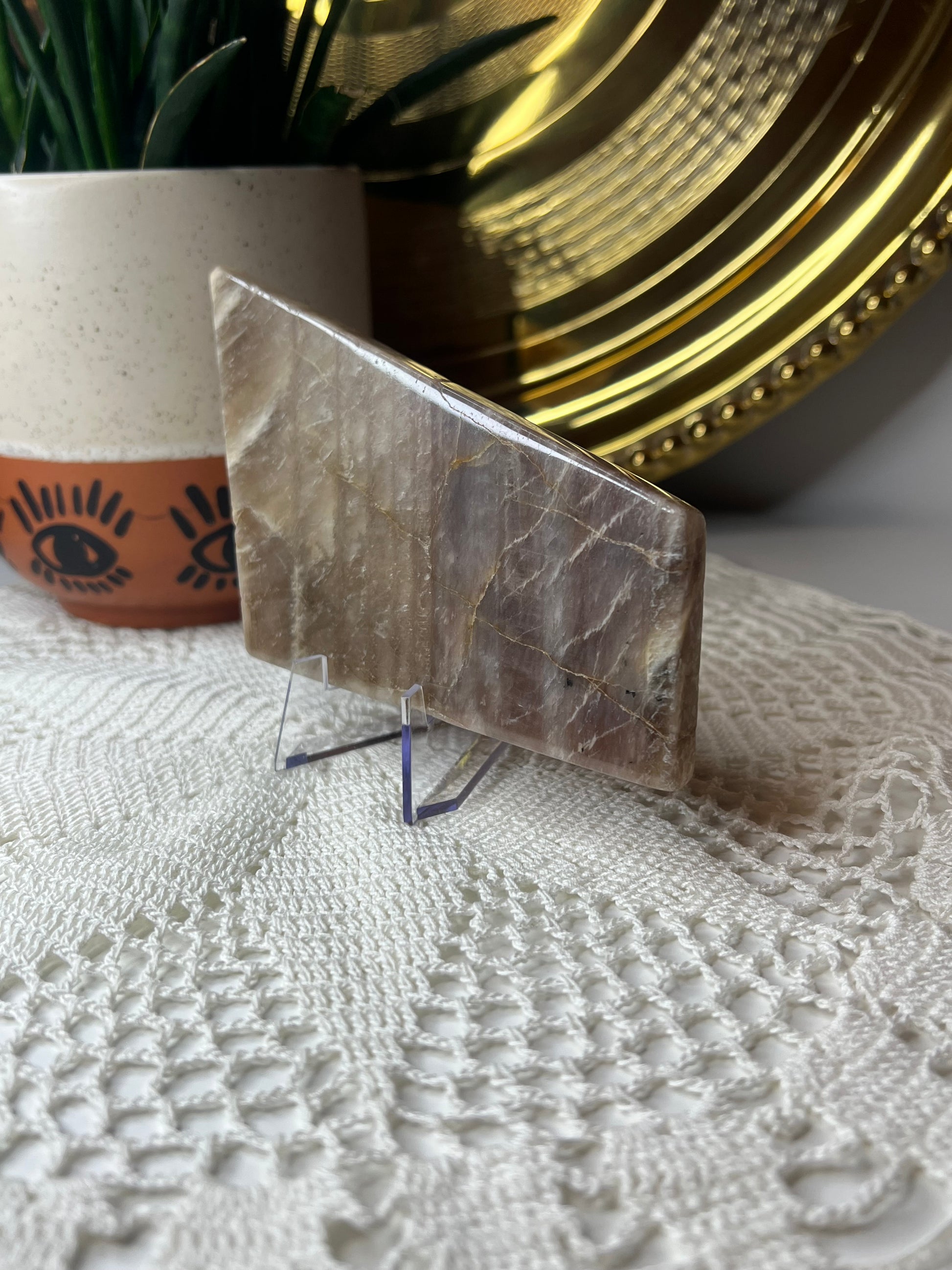 Moonstone + Sunstone Slab - Raven + Sage