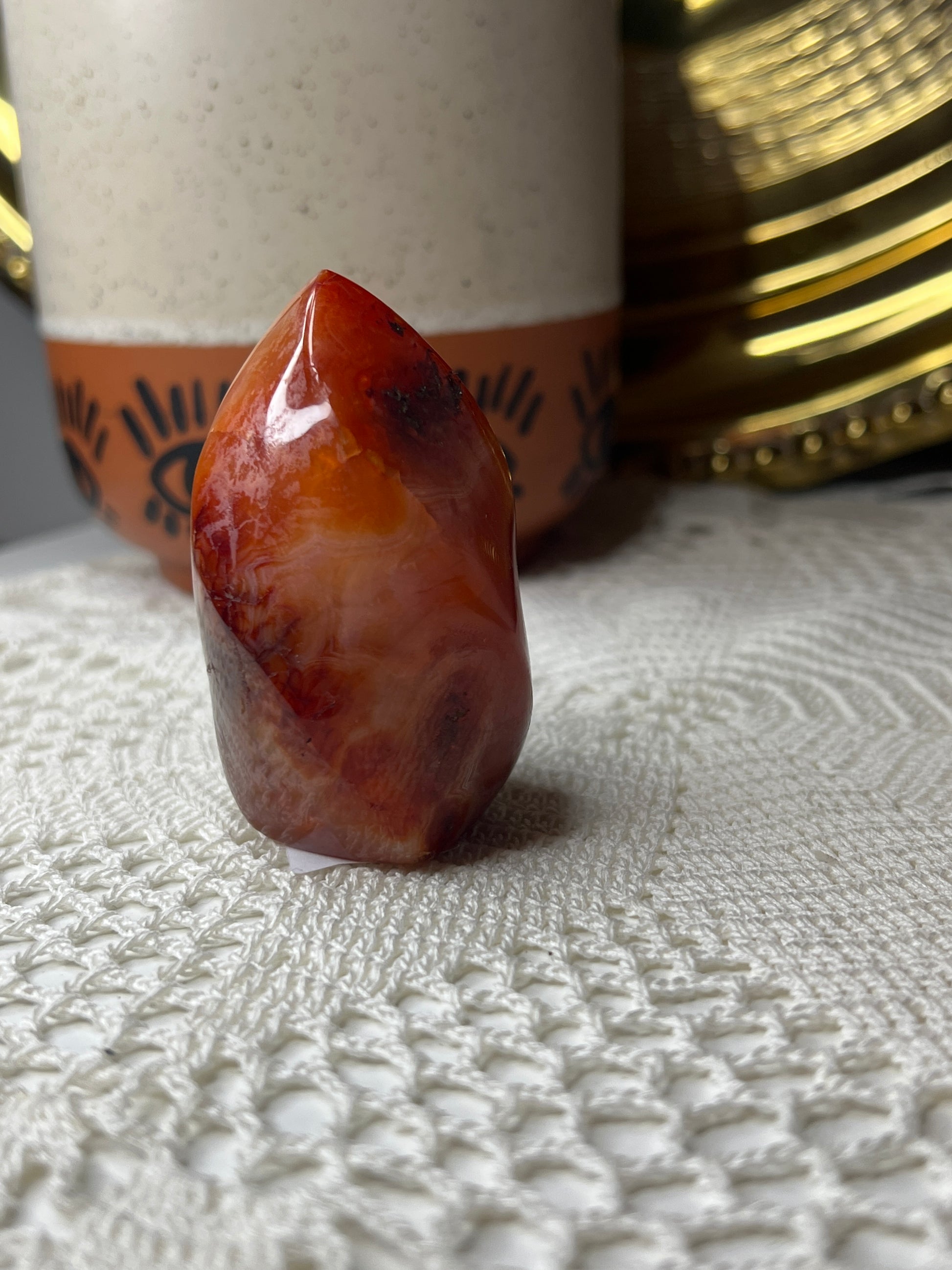 Carnelian Flame - Raven + Sage