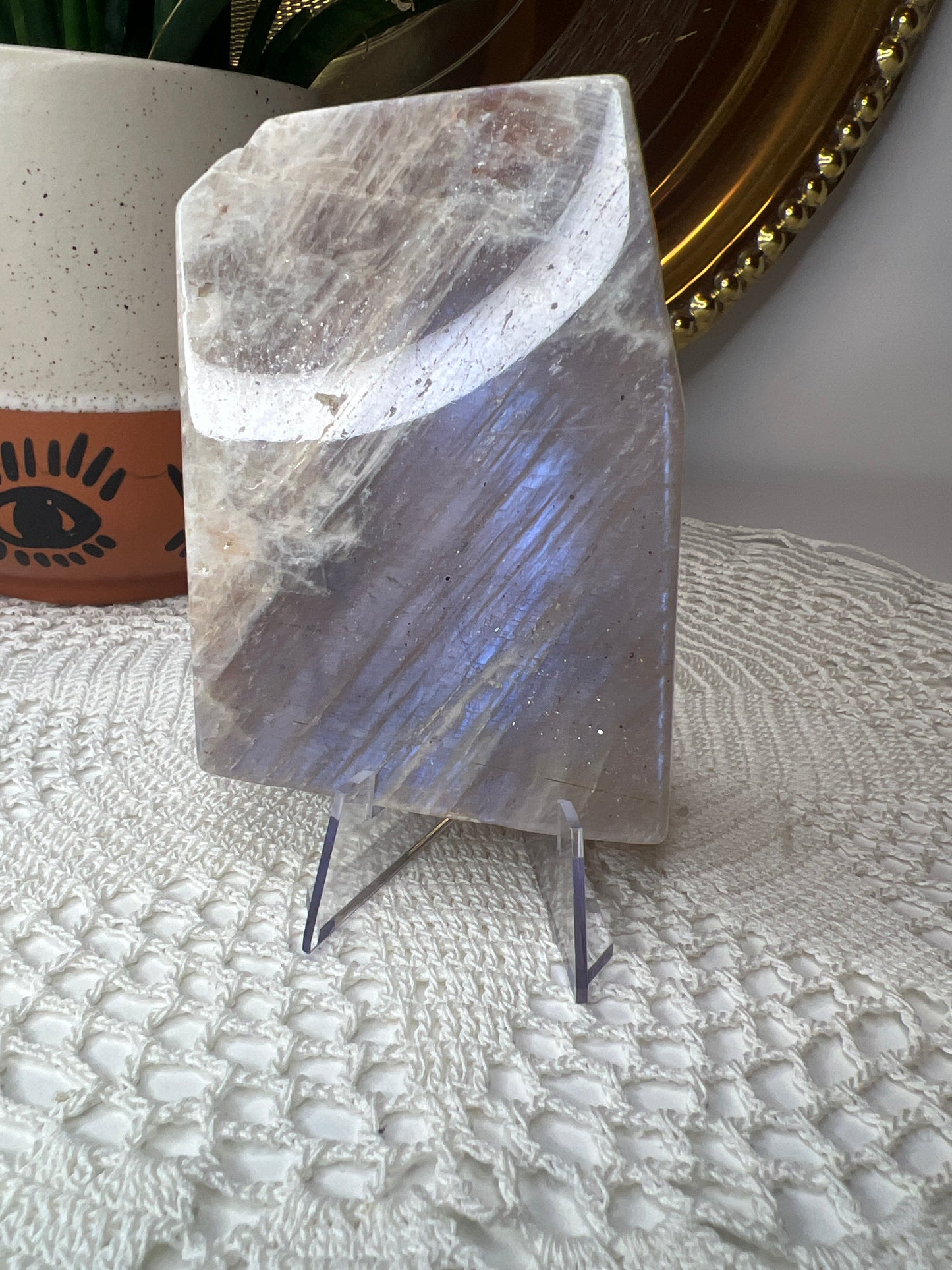 Moonstone + Sunstone Slab - Raven + Sage