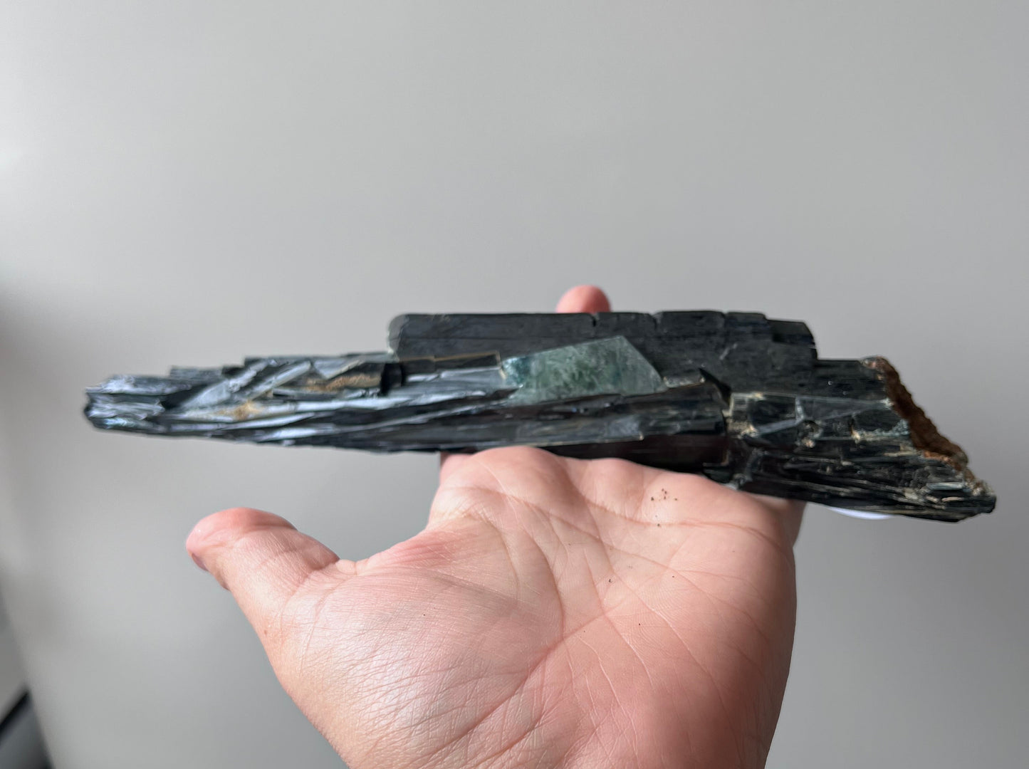 Large Deep Blue-Green Vivianite Blade Cluster – Rare Collector’s Mineral - Brazil