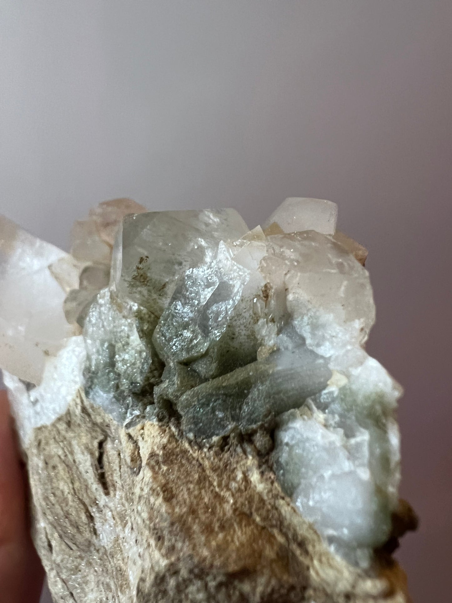 Phantom Chlorite Quartz Cluster on Matrix - Pakistan