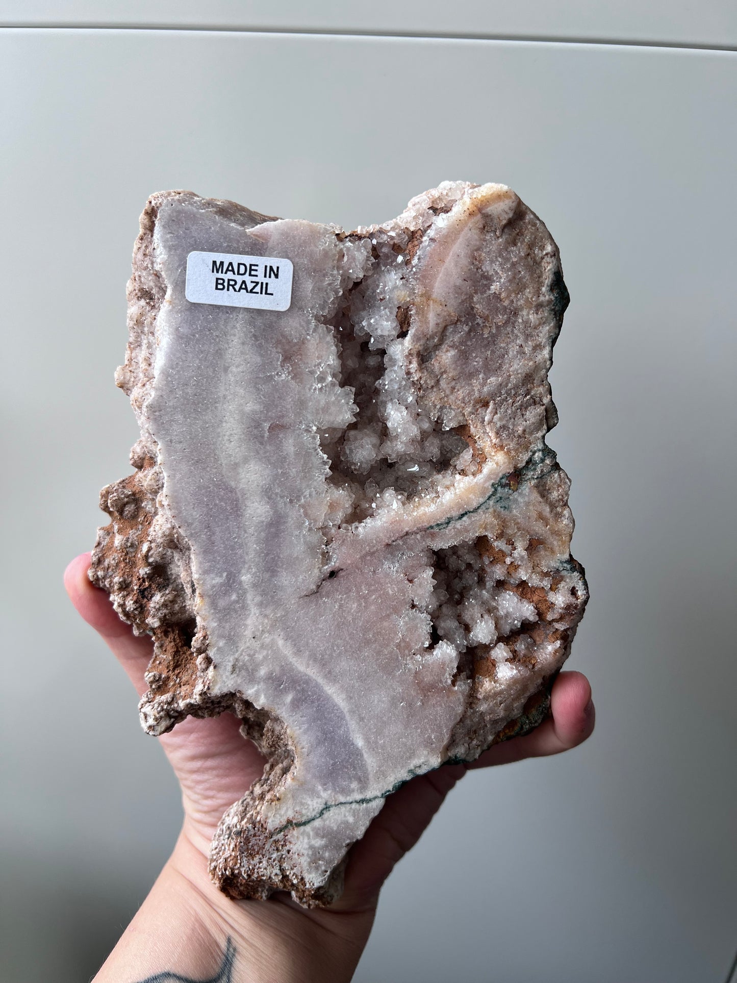 Rose Amethyst Druzy Slab – Brazil