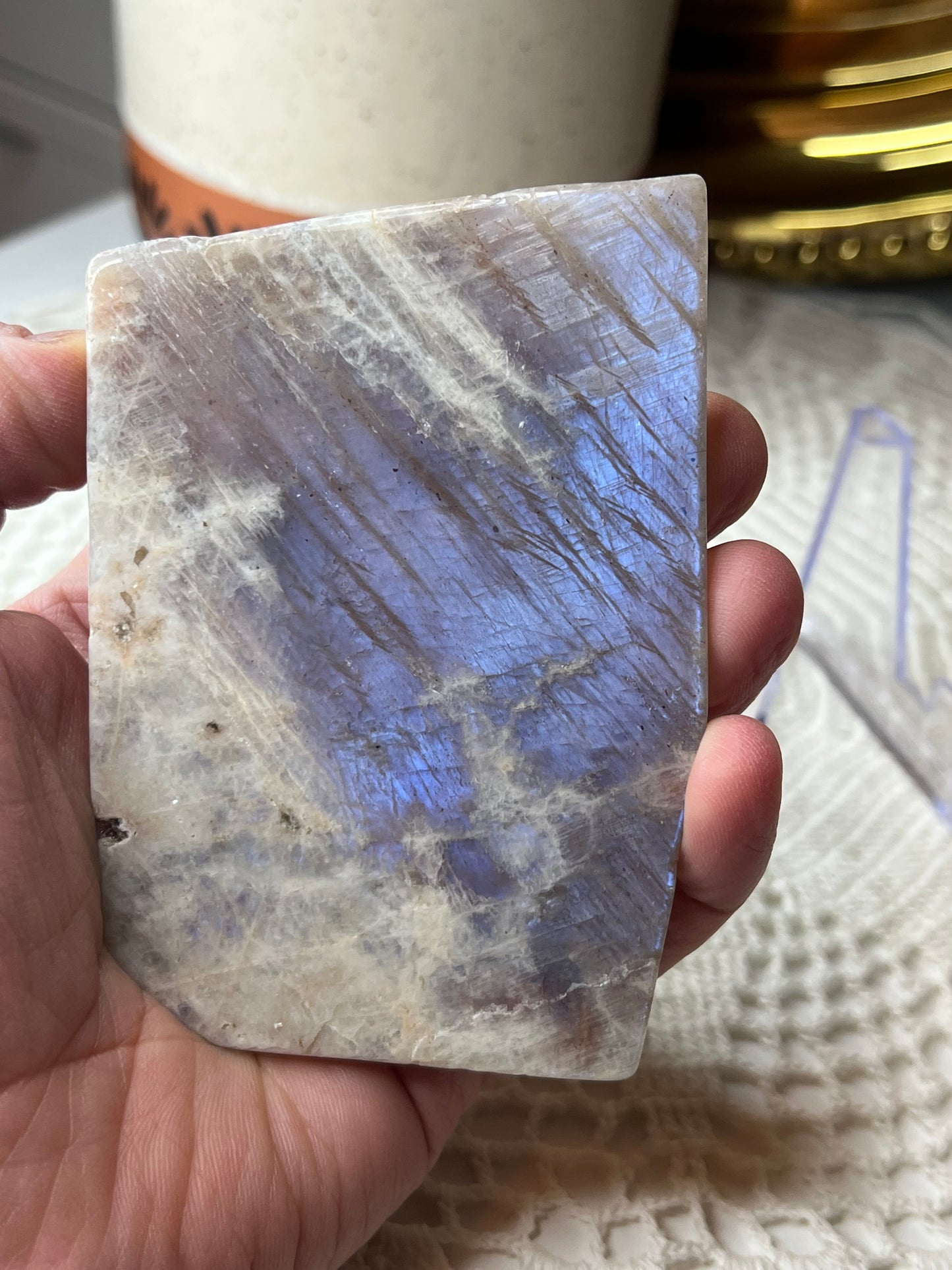 Moonstone + Sunstone Slab - Raven + Sage