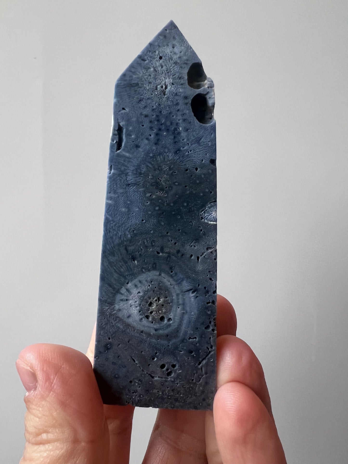 Blue Coral Jasper Tower - Indonesia