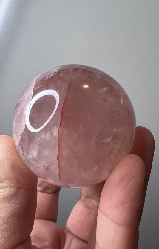 Red Hematoid Quartz Sphere - Madagascar