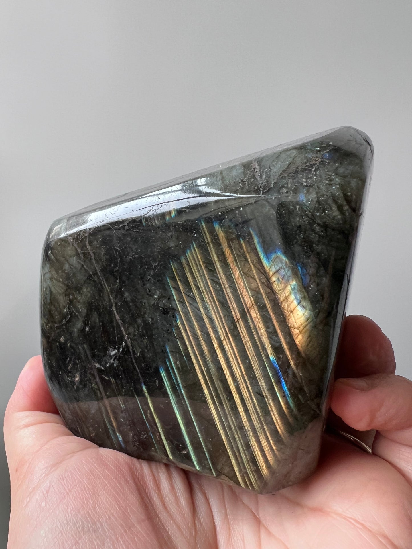 High-Flash Labradorite Freeform – Madagascar