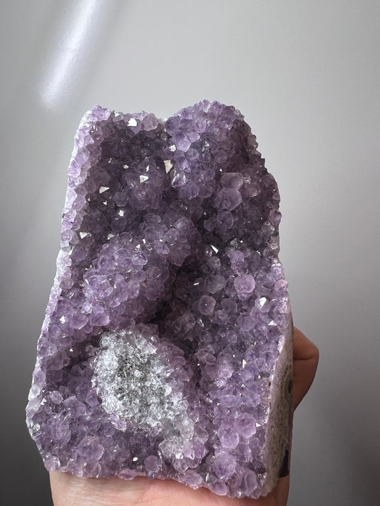 High-Grade Amethyst Stand Up Decorator - Brazil