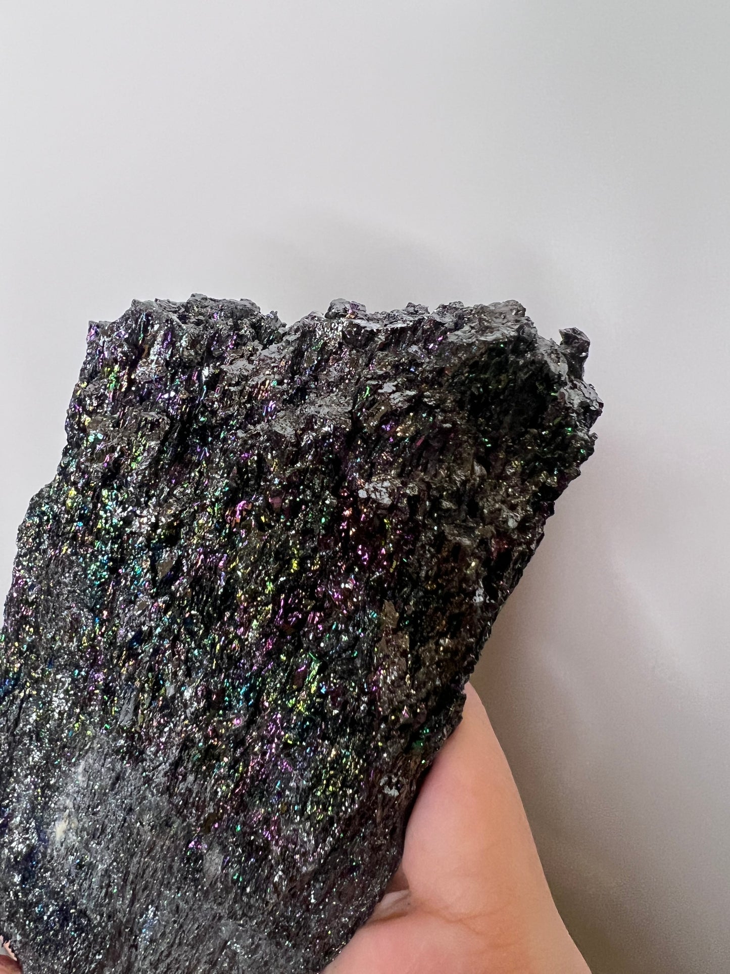 Rainbow Mossianite Cluster - India