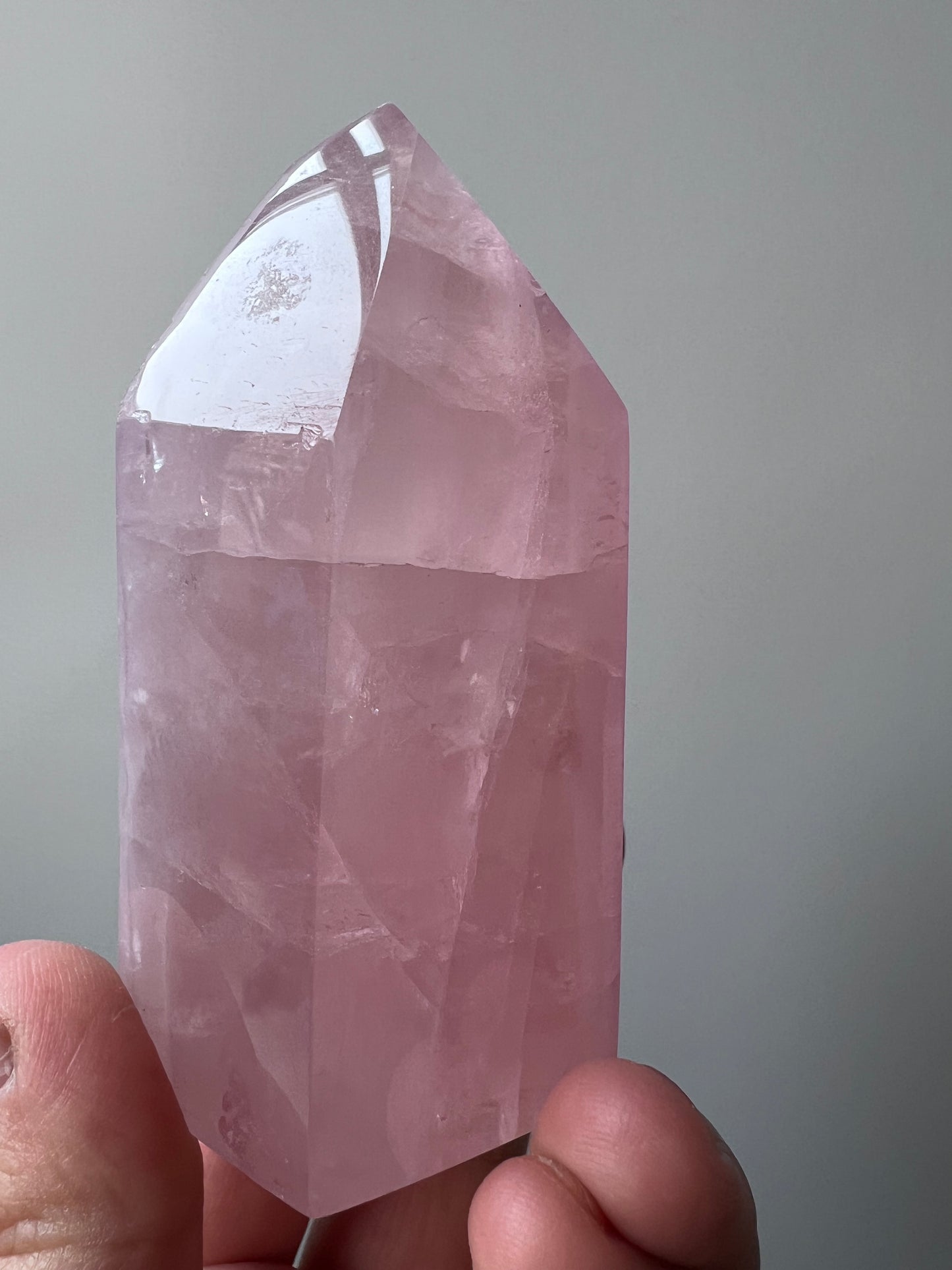 Gemmy Rose Quartz Tower - Brazil